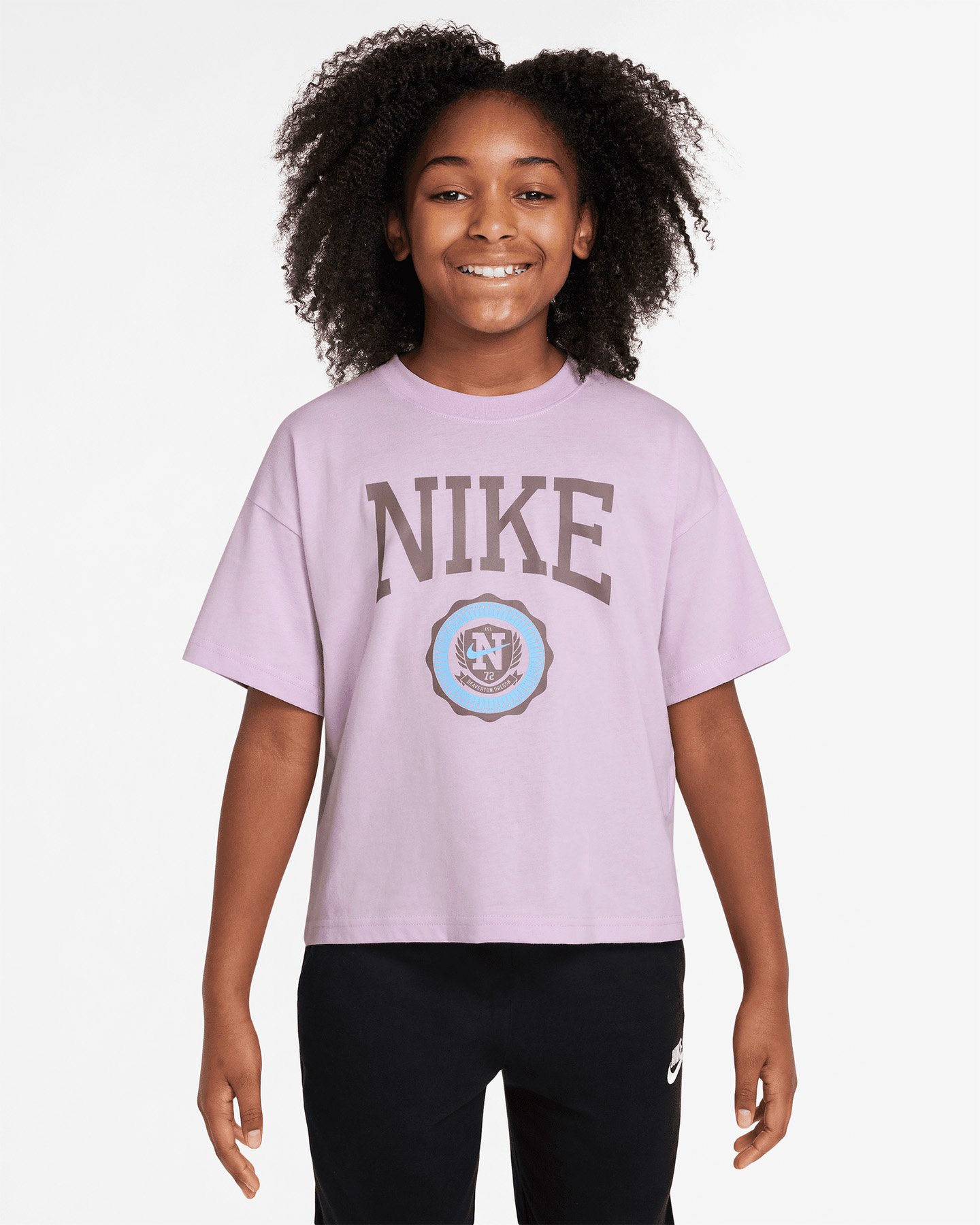 T-shirt NIKE VARSITY JR - Lilla - 0 | Cisalfa Sport