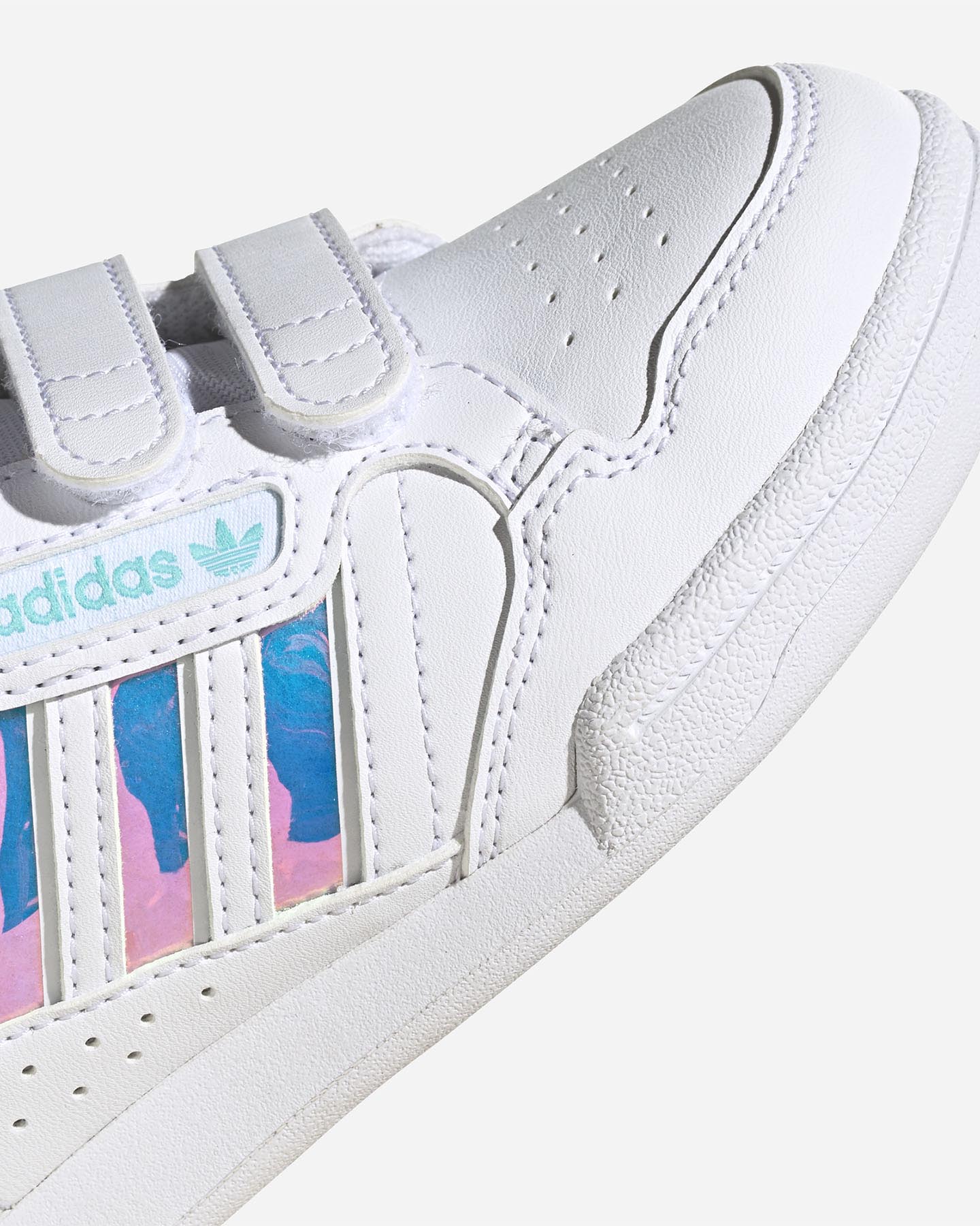 Scarpe sneakers ADIDAS CONTINENTAL 80 STRIPES CF JR - Bianco - 4 | Cisalfa Sport