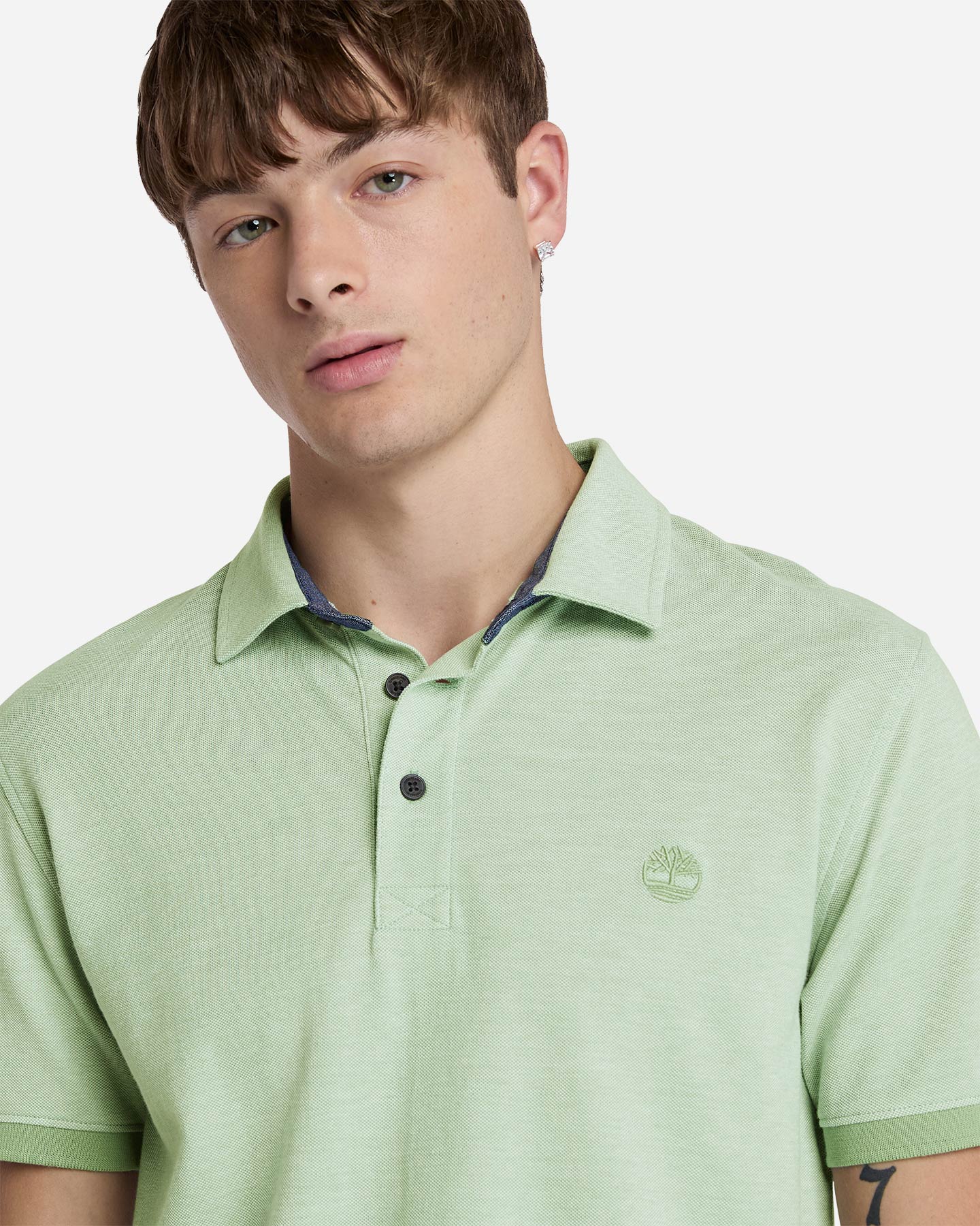 Polo TIMBERLAND CHINE' M - Verde - 4 | Cisalfa Sport