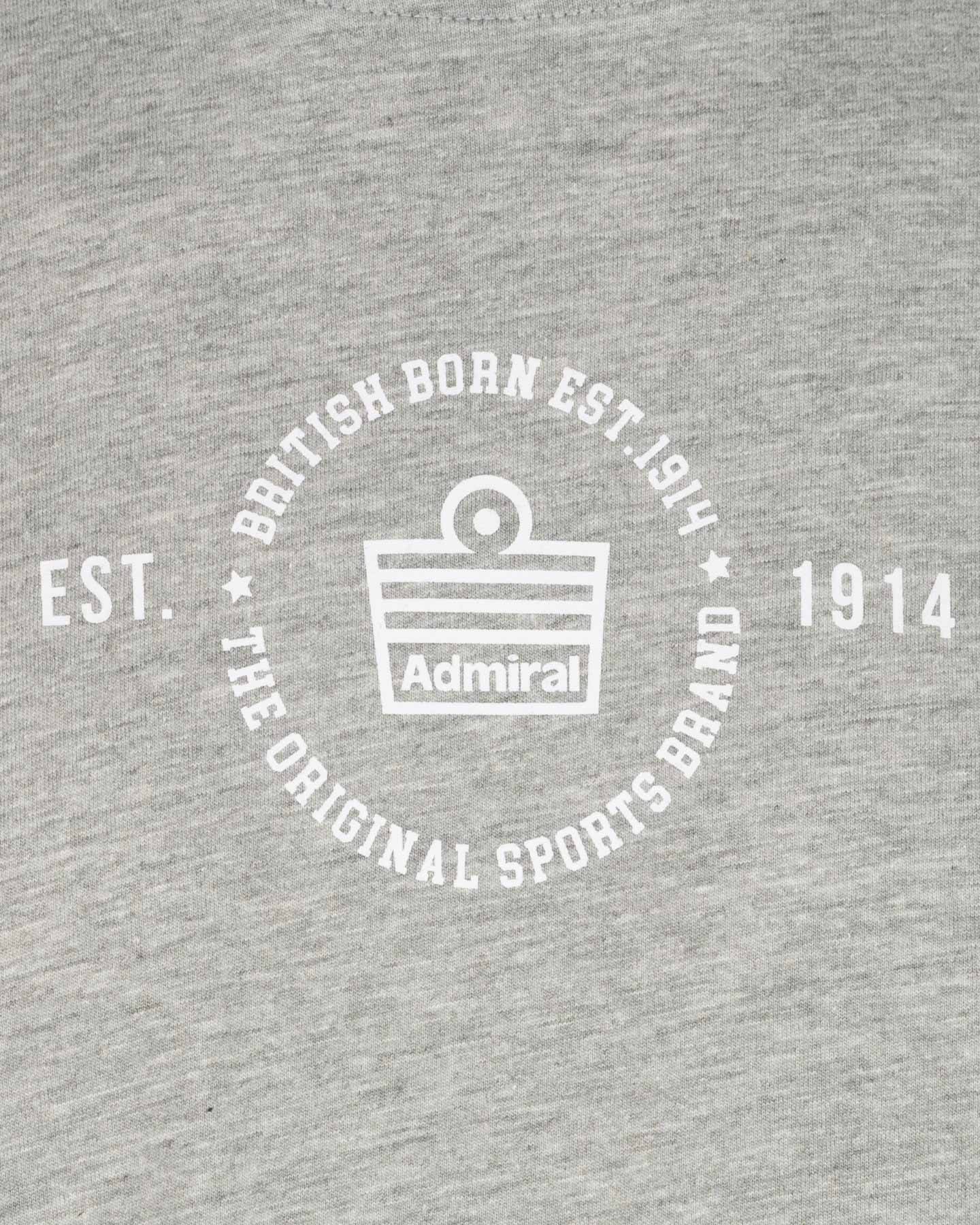 T-shirt ADMIRAL ESSENTIAL ATHLETE M - Grigio - 2 | Cisalfa Sport