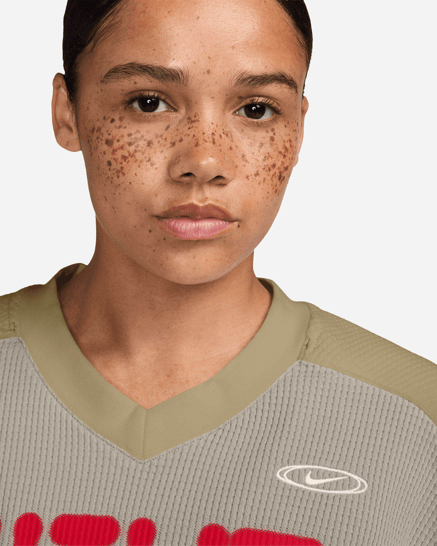T-shirt NIKE STREET CROP GRAPHIC W - Beige - 2 | Cisalfa Sport