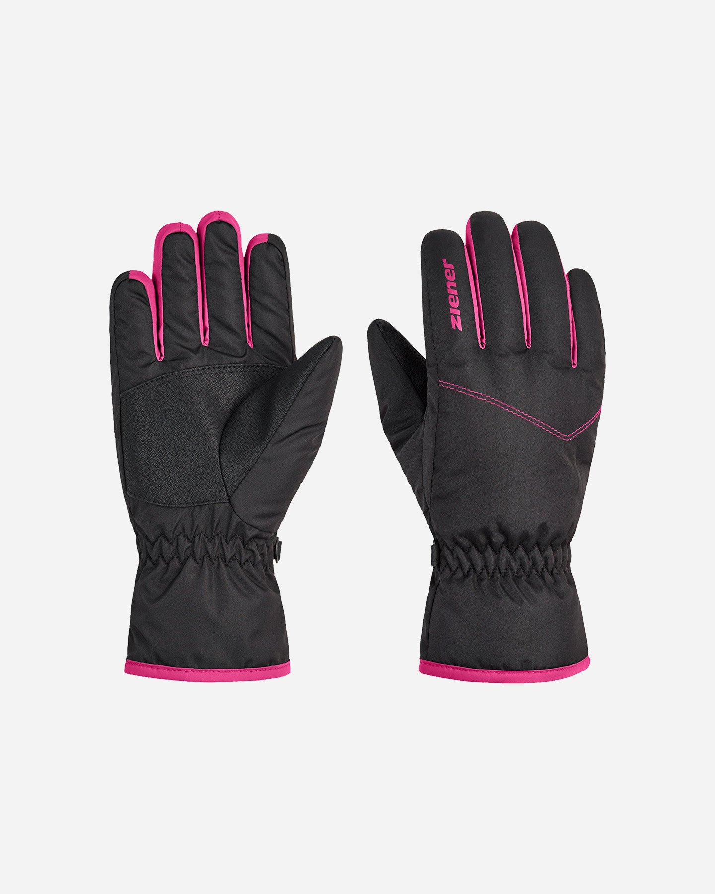Guanti sci ZIENER BICOLOR JR - Nero - 0 | Cisalfa Sport