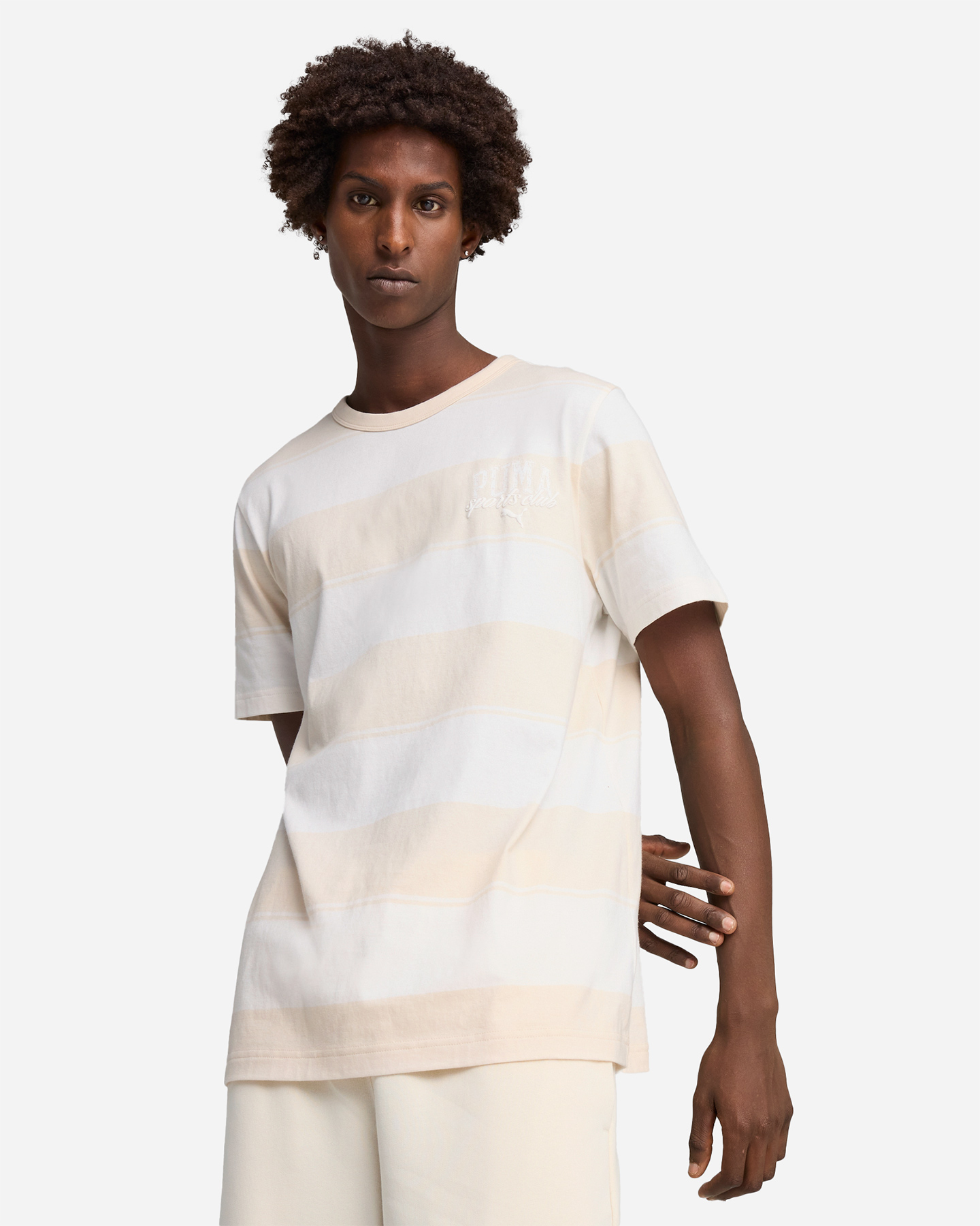 T-shirt PUMA CLASSIC STRIPES M - Bianco - 2 | Cisalfa Sport