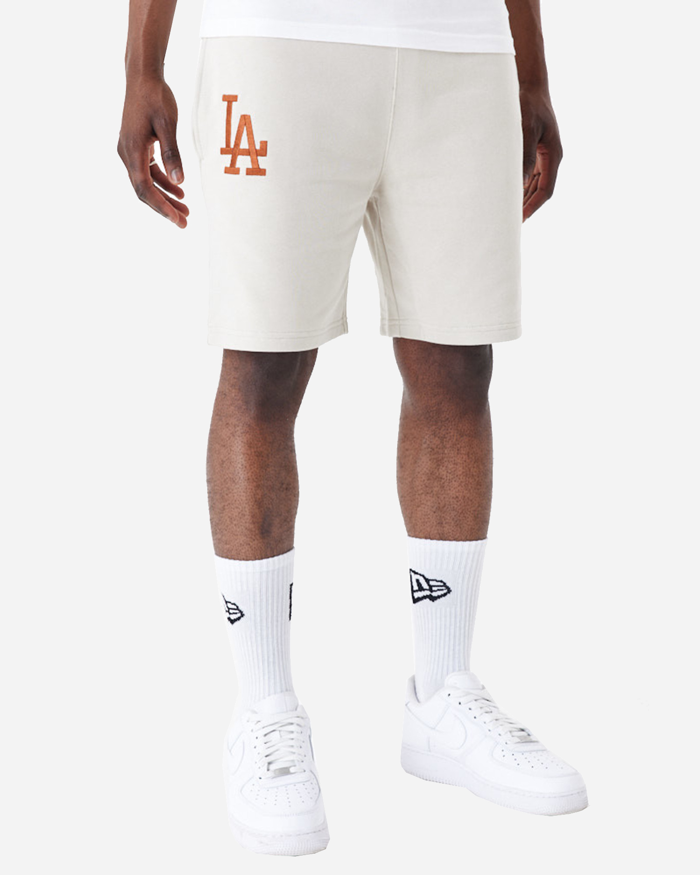 Pantaloncini NEW ERA MLB LEAGUE ESSENTIAL LOS ANGELES DODGERS M - Beige - 0 | Cisalfa Sport
