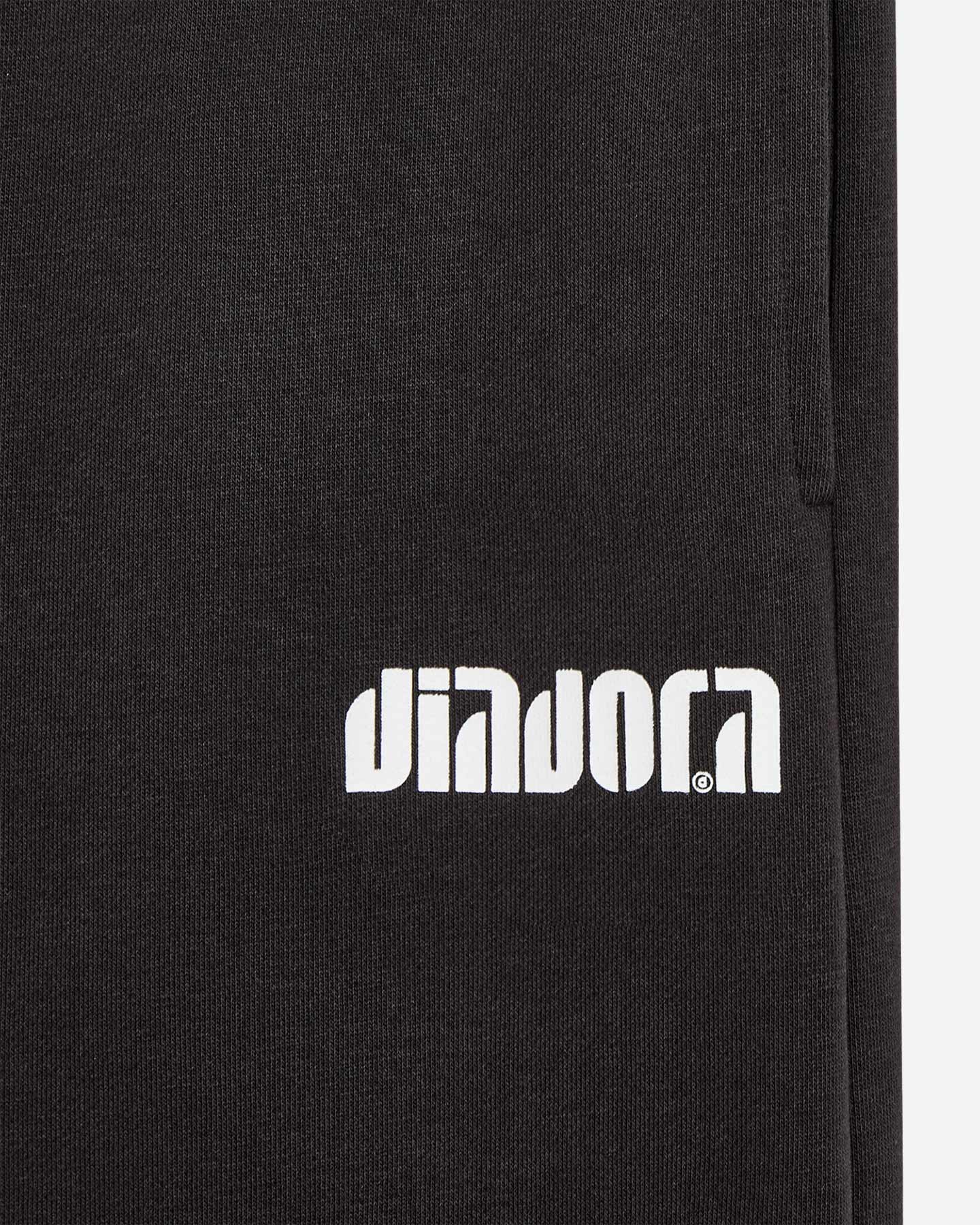 Pantalone DIADORA ATHLETIC LOGO W - Nero - 1 | Cisalfa Sport
