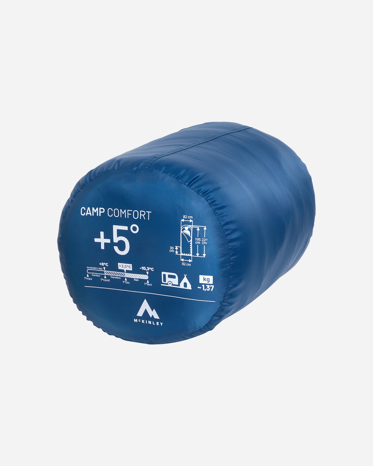 Sacco a pelo sintetico MCKINLEY CAMP COMFORT III 5  - Blu - 2 | Cisalfa Sport