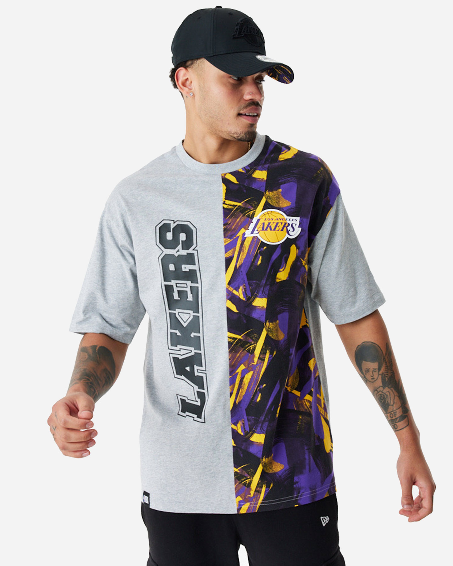 T-shirt NEW ERA PANEL CHICAGO BULLS M - Grigio - 0 | Cisalfa Sport