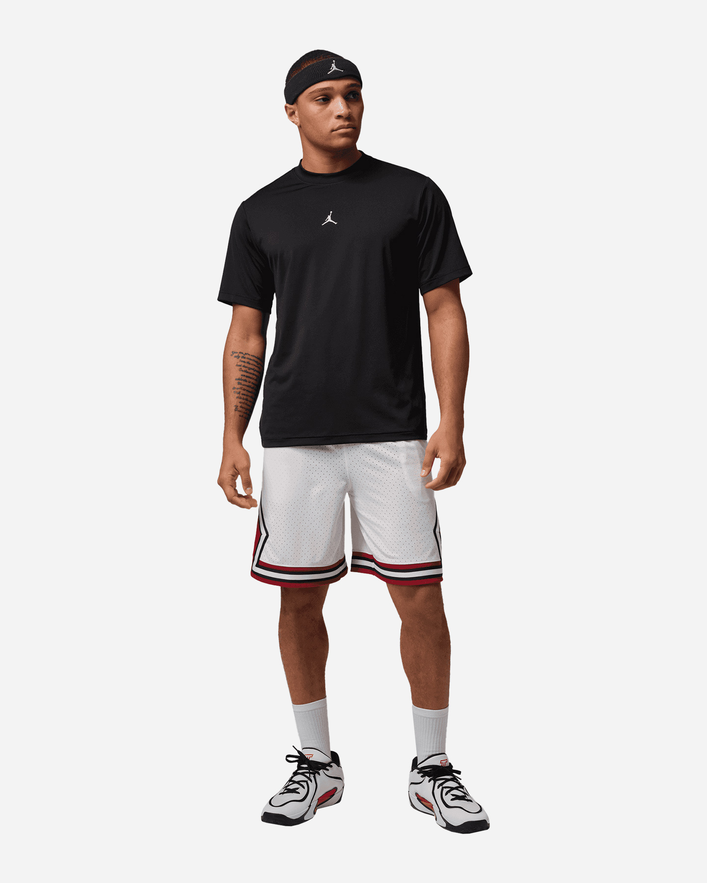 Pantaloncini basket NIKE JORDAN DRI FIT DIAMOND M - Bianco - 3 | Cisalfa Sport