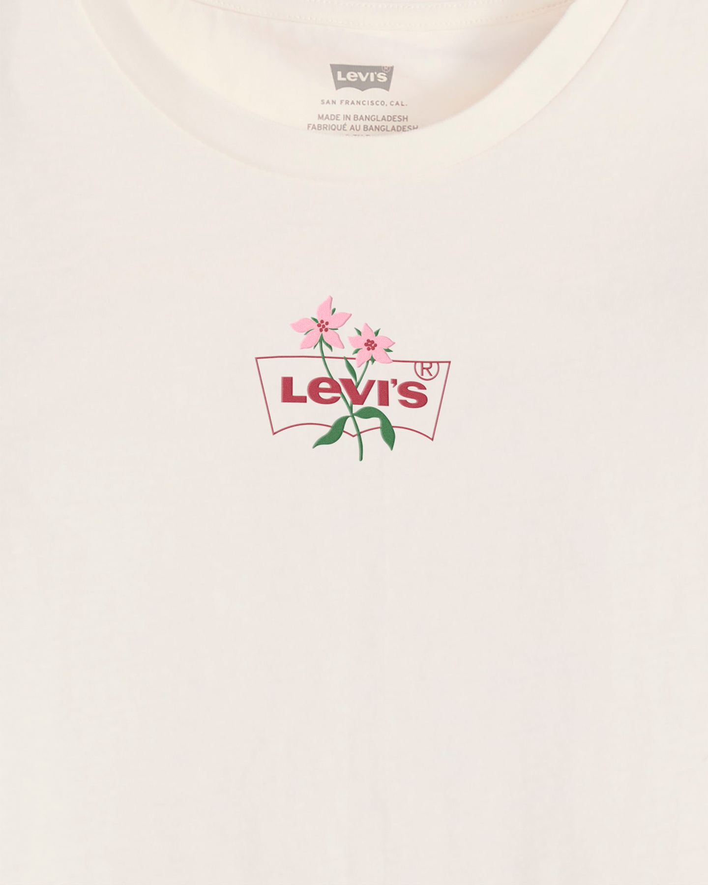 T-shirt LEVI'S BATWING FLOWERS W - Bianco - 4 | Cisalfa Sport