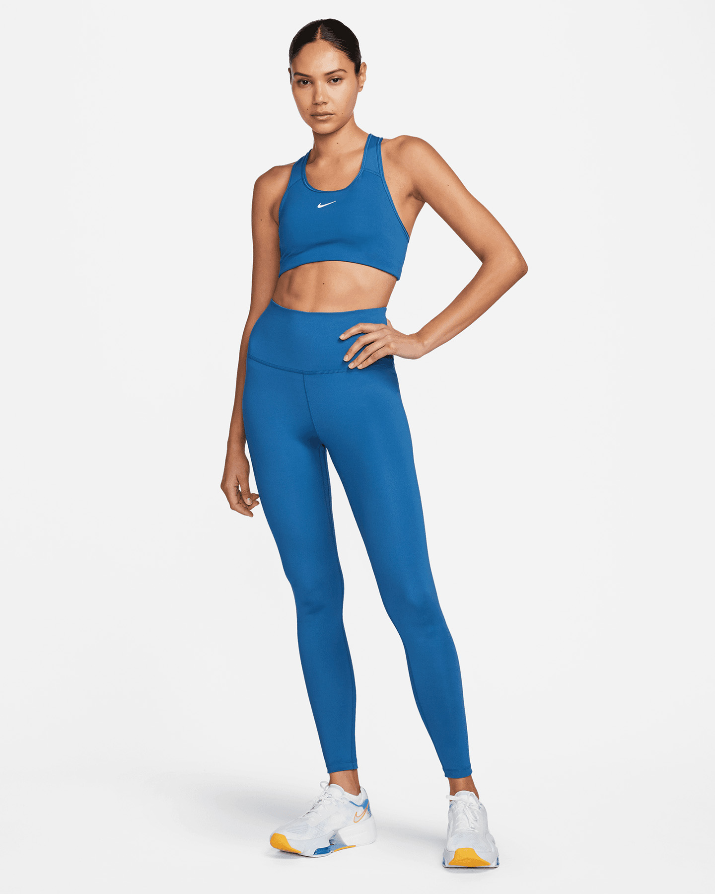 Leggings NIKE SMALL LOGO W - Blu royal - 5 | Cisalfa Sport