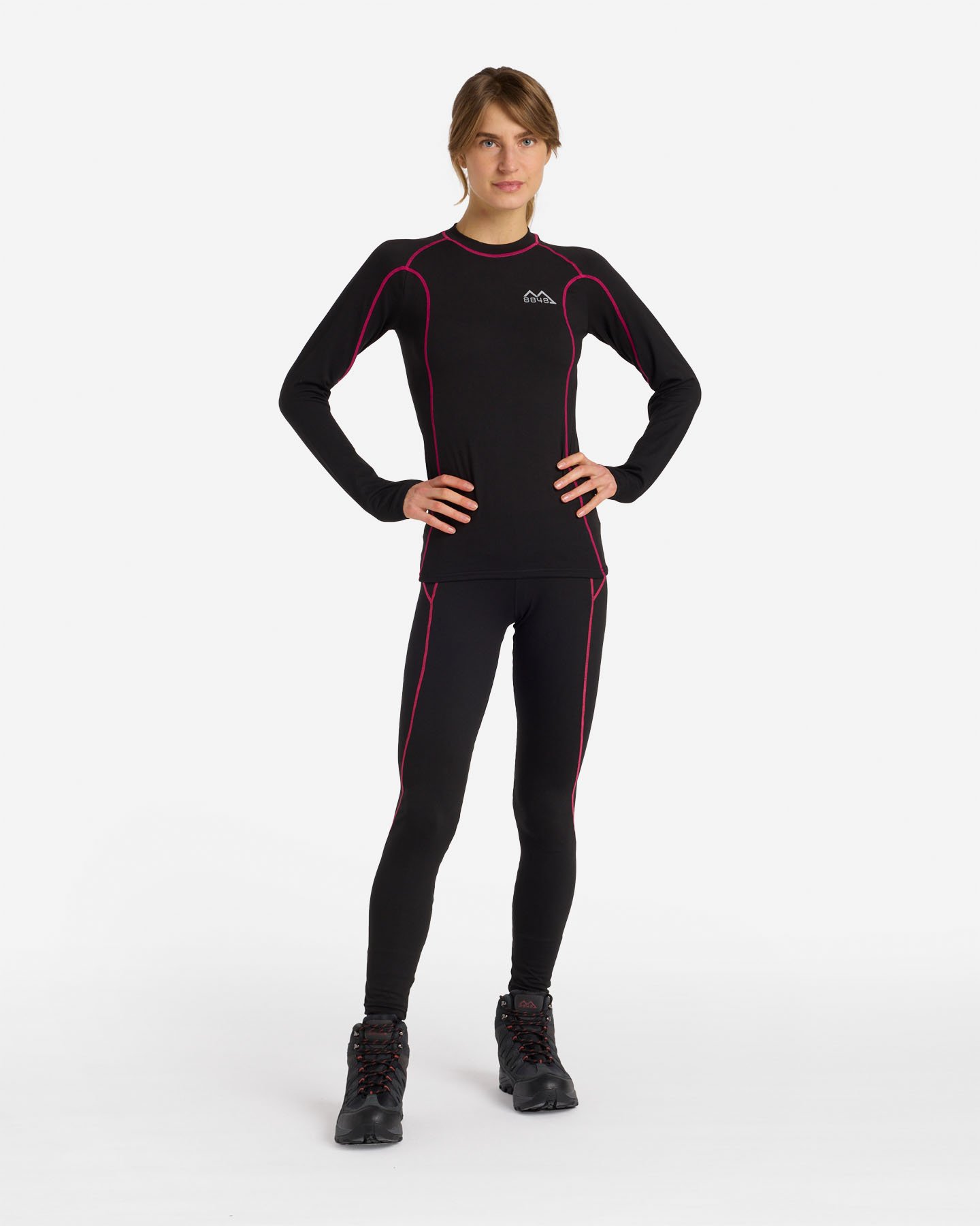 Maglia intimo tecnico 8848 MOUNTAIN ESSENTIAL W - Nero - 2 | Cisalfa Sport