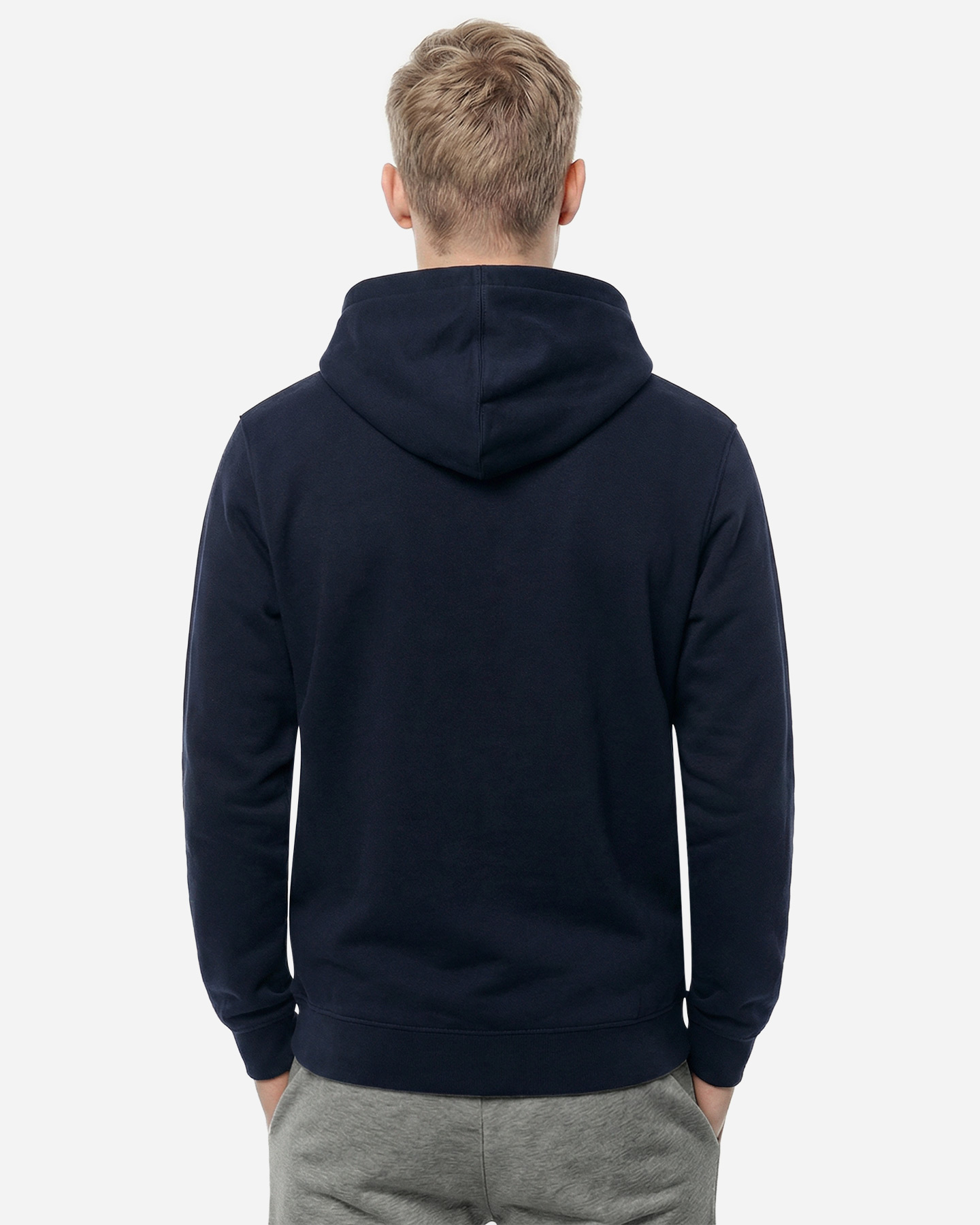 Felpa ABC BASIC ATHLETIC M - Blu - 3 | Cisalfa Sport