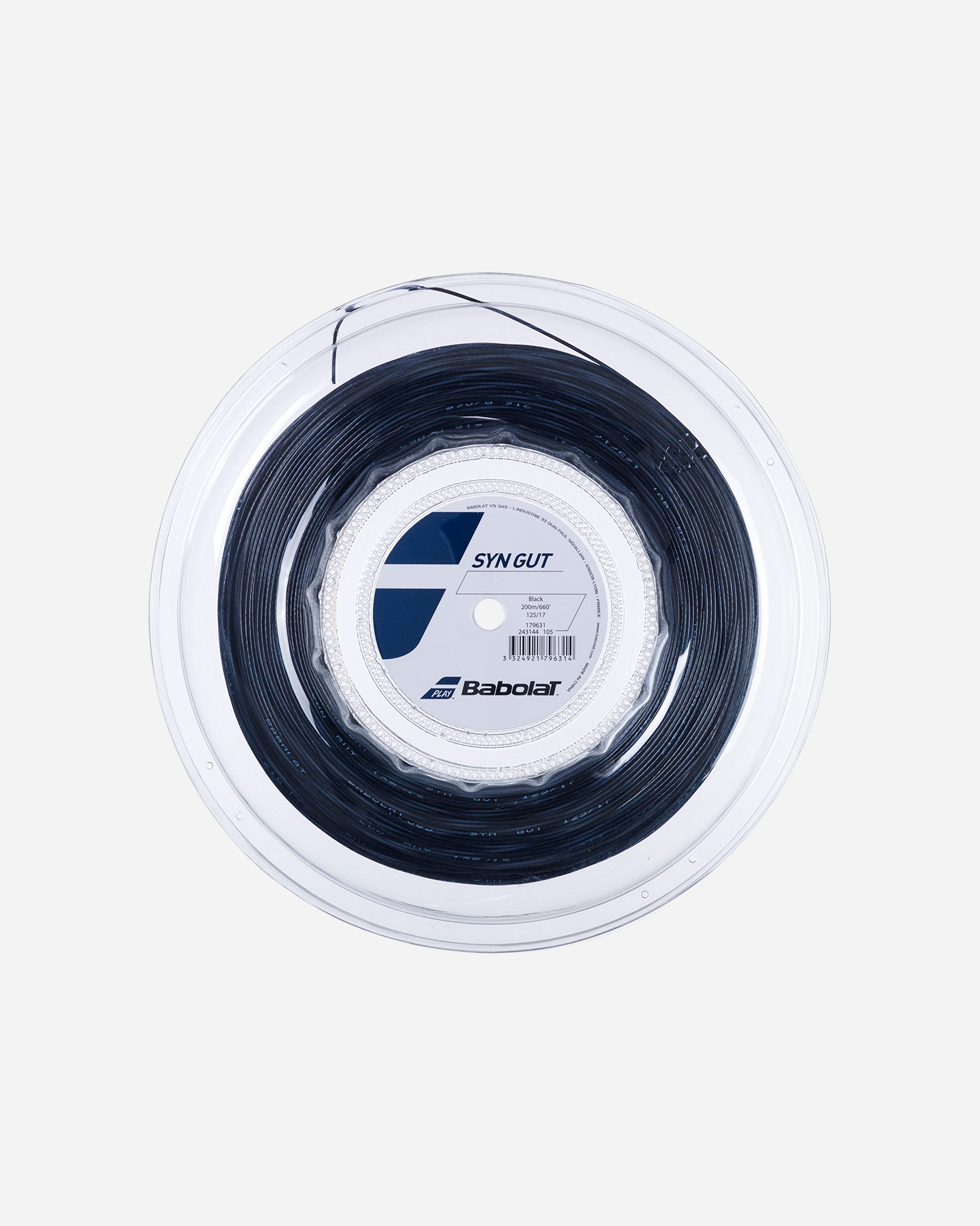 Babolat Natural Syntetic Gut 200m - Corde Tennis - Nero