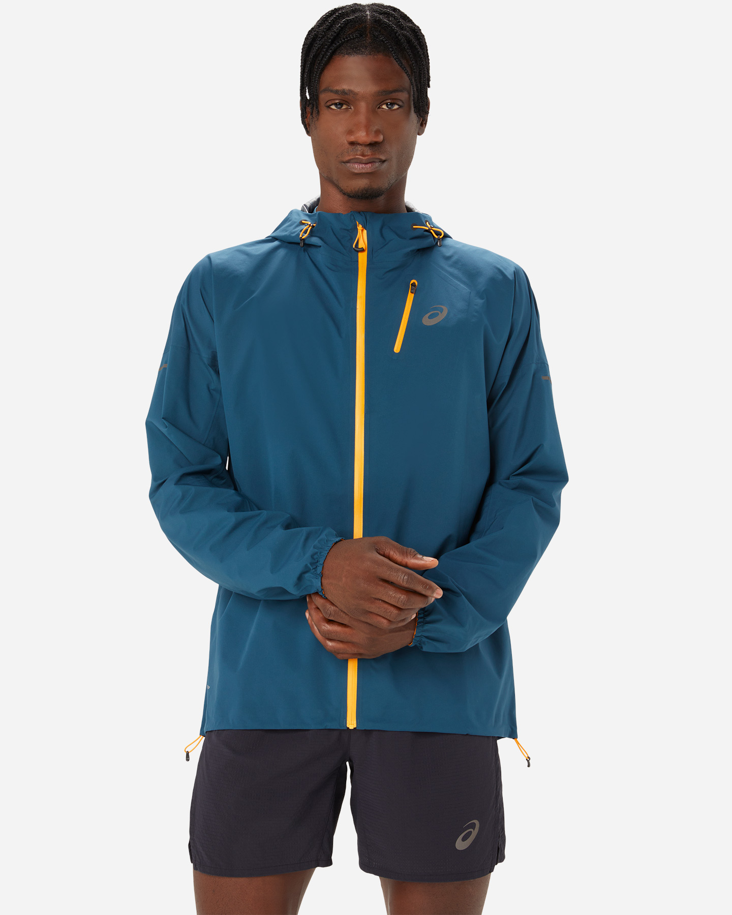 Giacca running ASICS FUJITRAIL WATERPROOF M - Blu - 0 | Cisalfa Sport