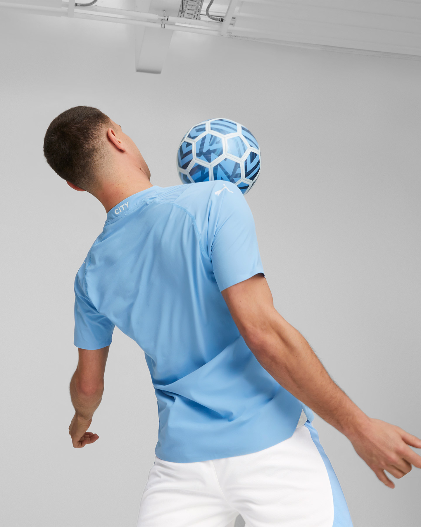 Maglia calcio ufficiale PUMA MANCHESTER CITY HOME AUTH 23-24 M - Azzurro - 3 | Cisalfa Sport
