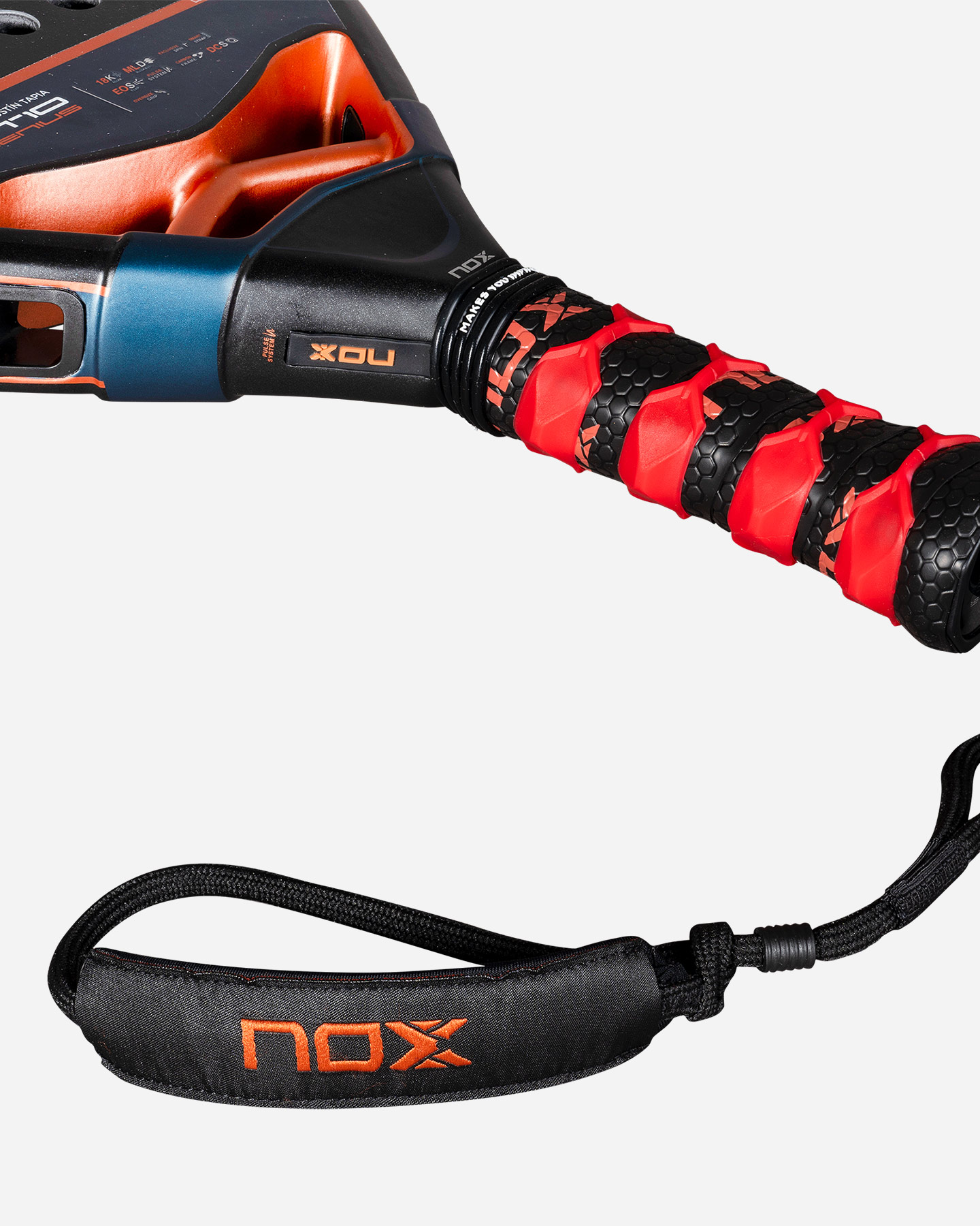 Racchetta padel performance NOX AT10 GENIUS ATTACK 18K  - Nero - 5 | Cisalfa Sport