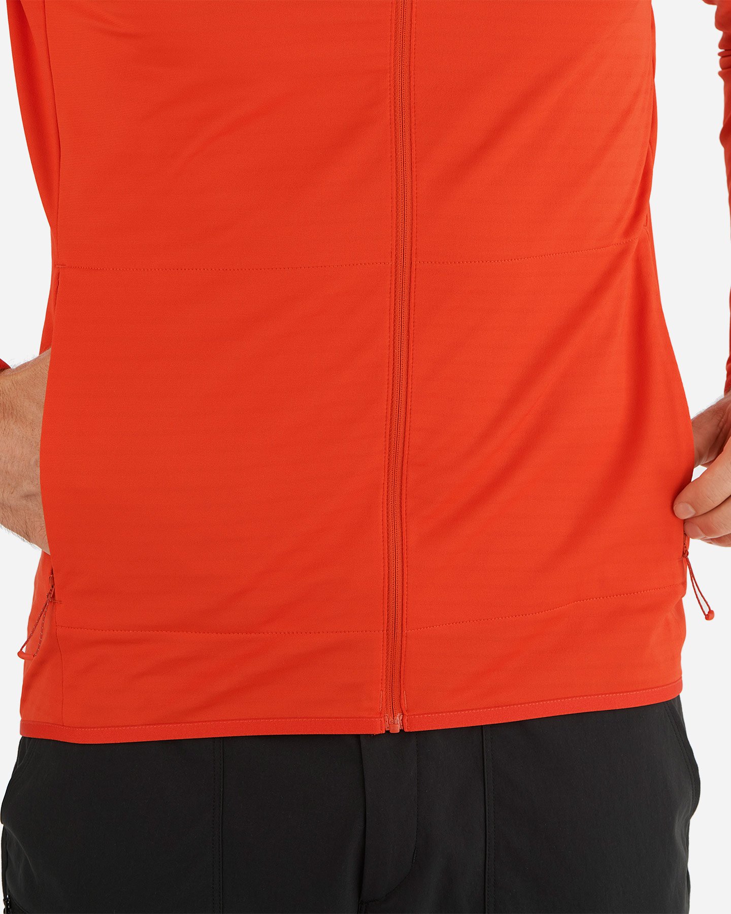 Pile SALOMON OUTRACK MID FZ M - Rosso - 3 | Cisalfa Sport