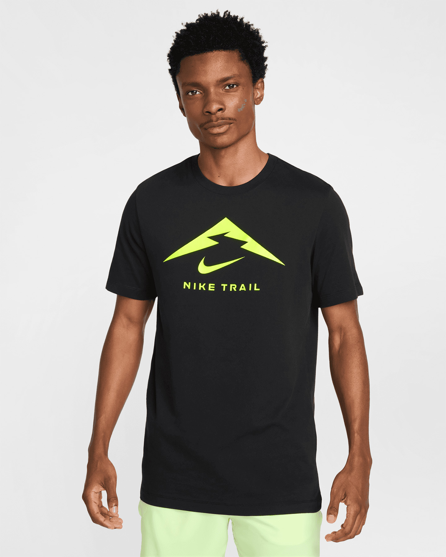 T-shirt running NIKE TRAIL DRI FIT M - Nero - 0 | Cisalfa Sport