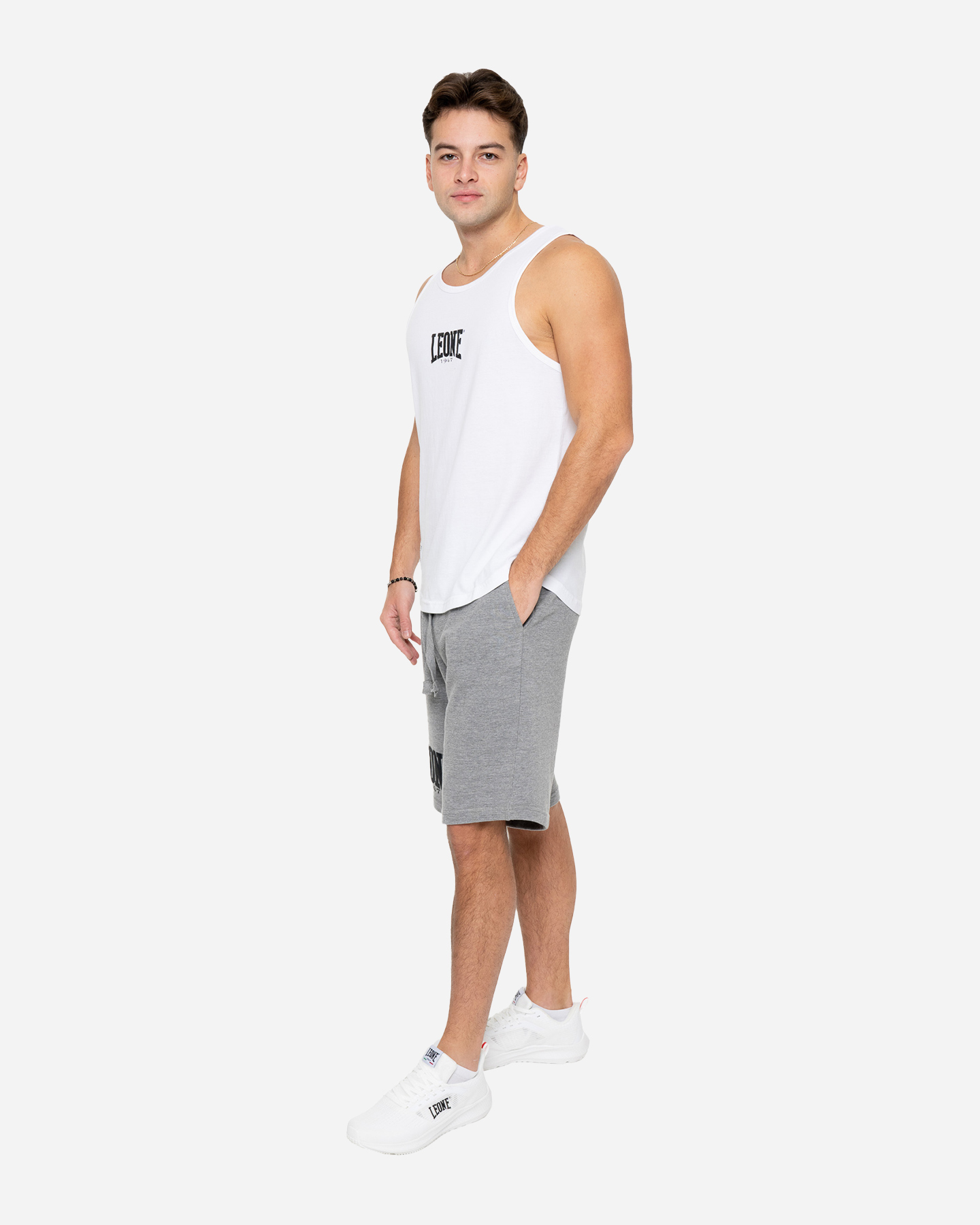 Canotta LEONE SMALL LOGO M - Bianco - 3 | Cisalfa Sport