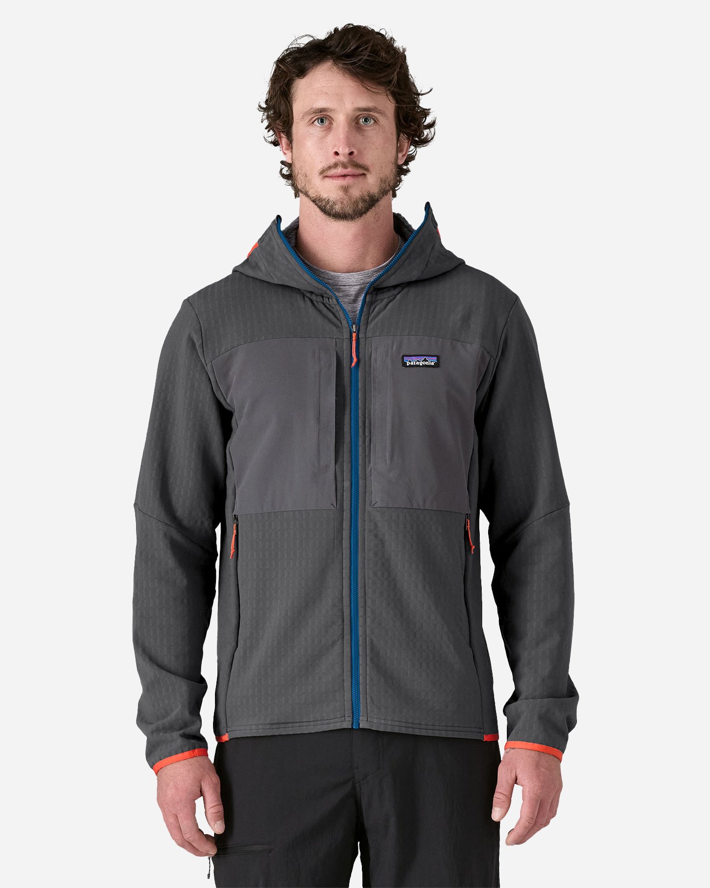 Pile PATAGONIA R2 TECHFACE M - Grigio - 1 | Cisalfa Sport