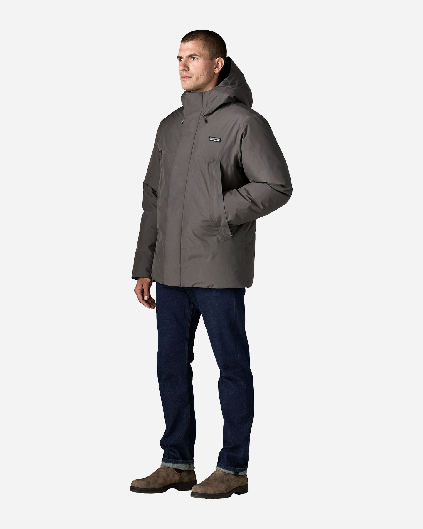 Pantalone sci PATAGONIA INSULATED STORM SHIFT M - Grigio - 4 | Cisalfa Sport