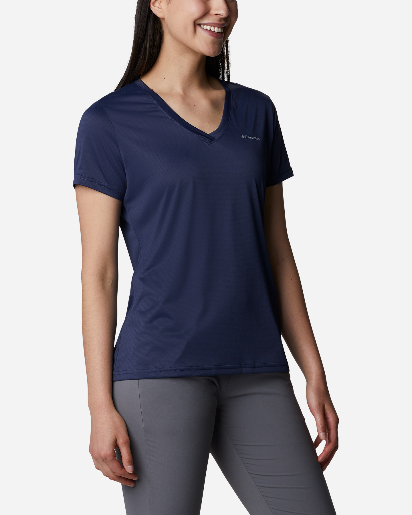 T-shirt COLUMBIA HIKE W - Blu - 1 | Cisalfa Sport
