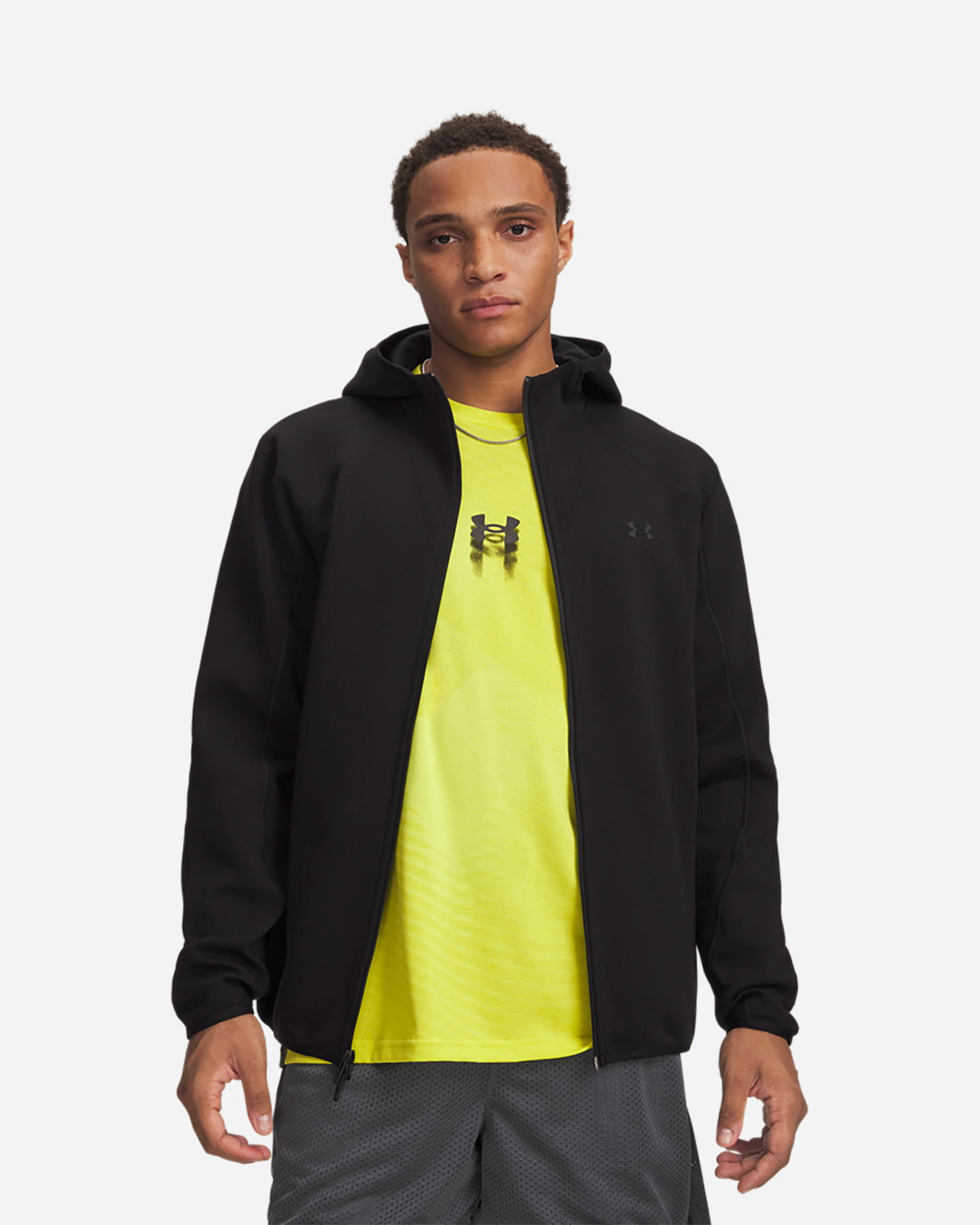 Felpa UNDER ARMOUR UNSTOPPABLE M - Nero - 2 | Cisalfa Sport