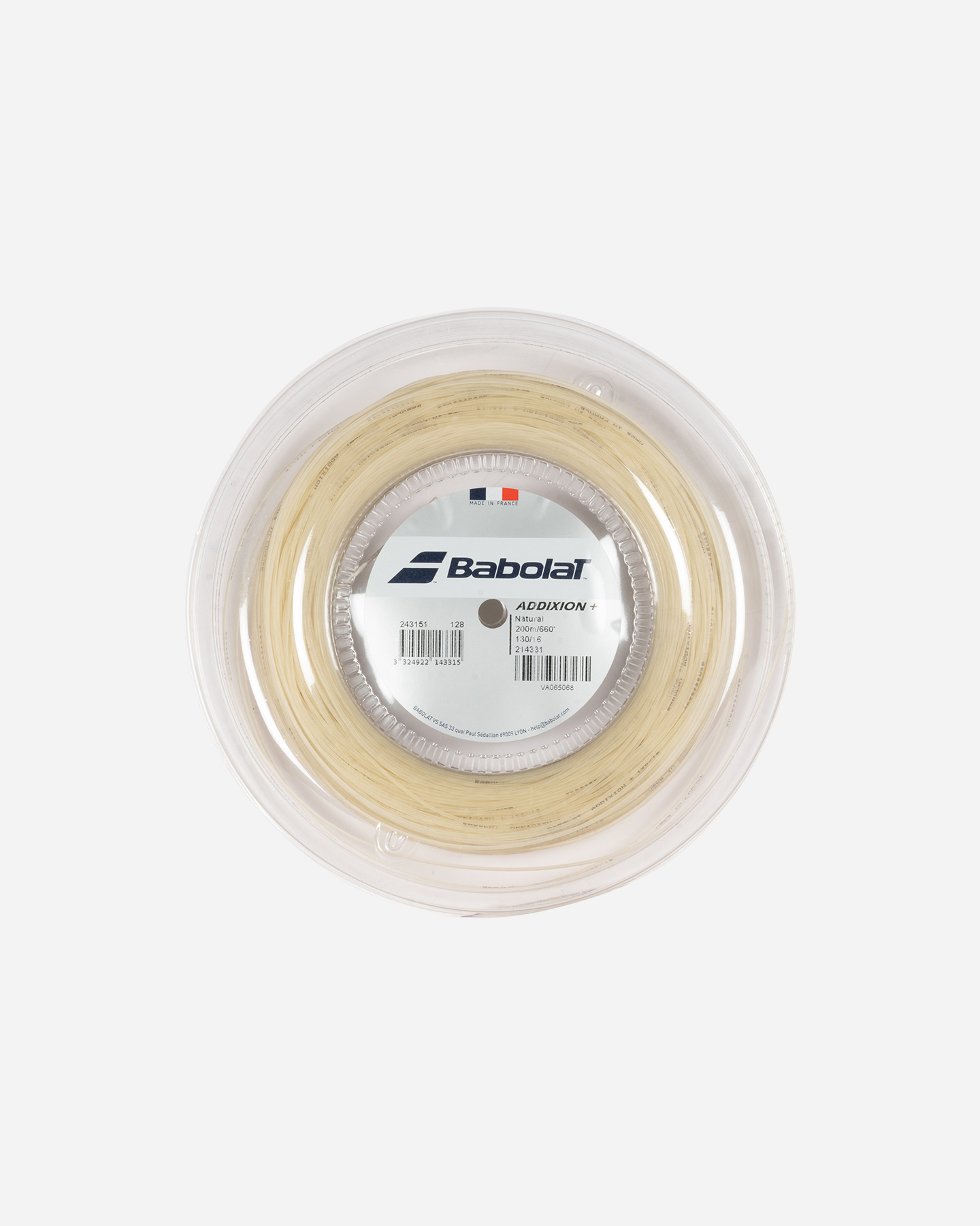 Corde tennis BABOLAT ADDIXION+ 200M  - Bianco - 0 | Cisalfa Sport