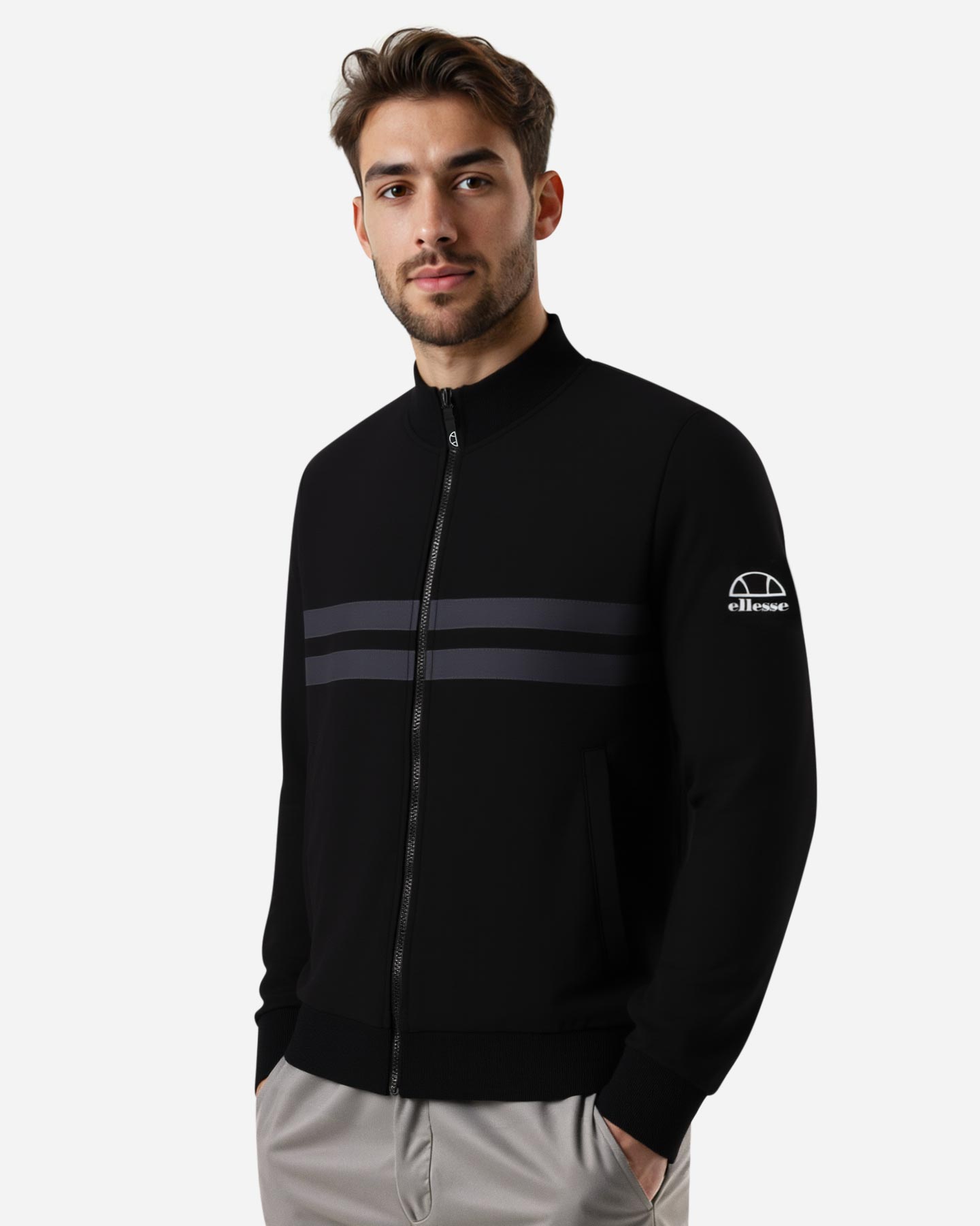 Giacca tennis ELLESSE TENNIS MATCH M - Nero - 3 | Cisalfa Sport