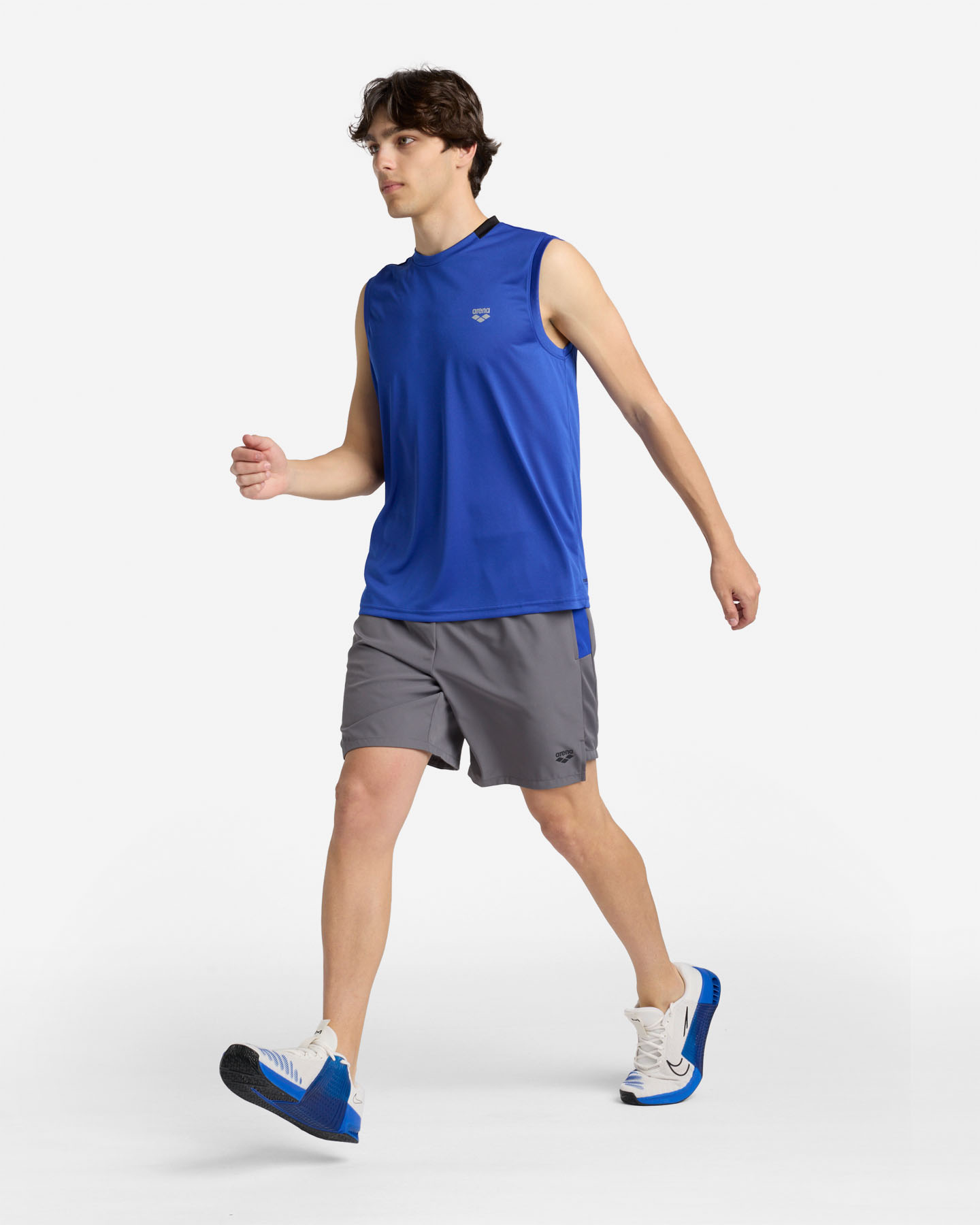 Canotta training ARENA ESSENTIAL MOVE M - Blu royal - 4 | Cisalfa Sport