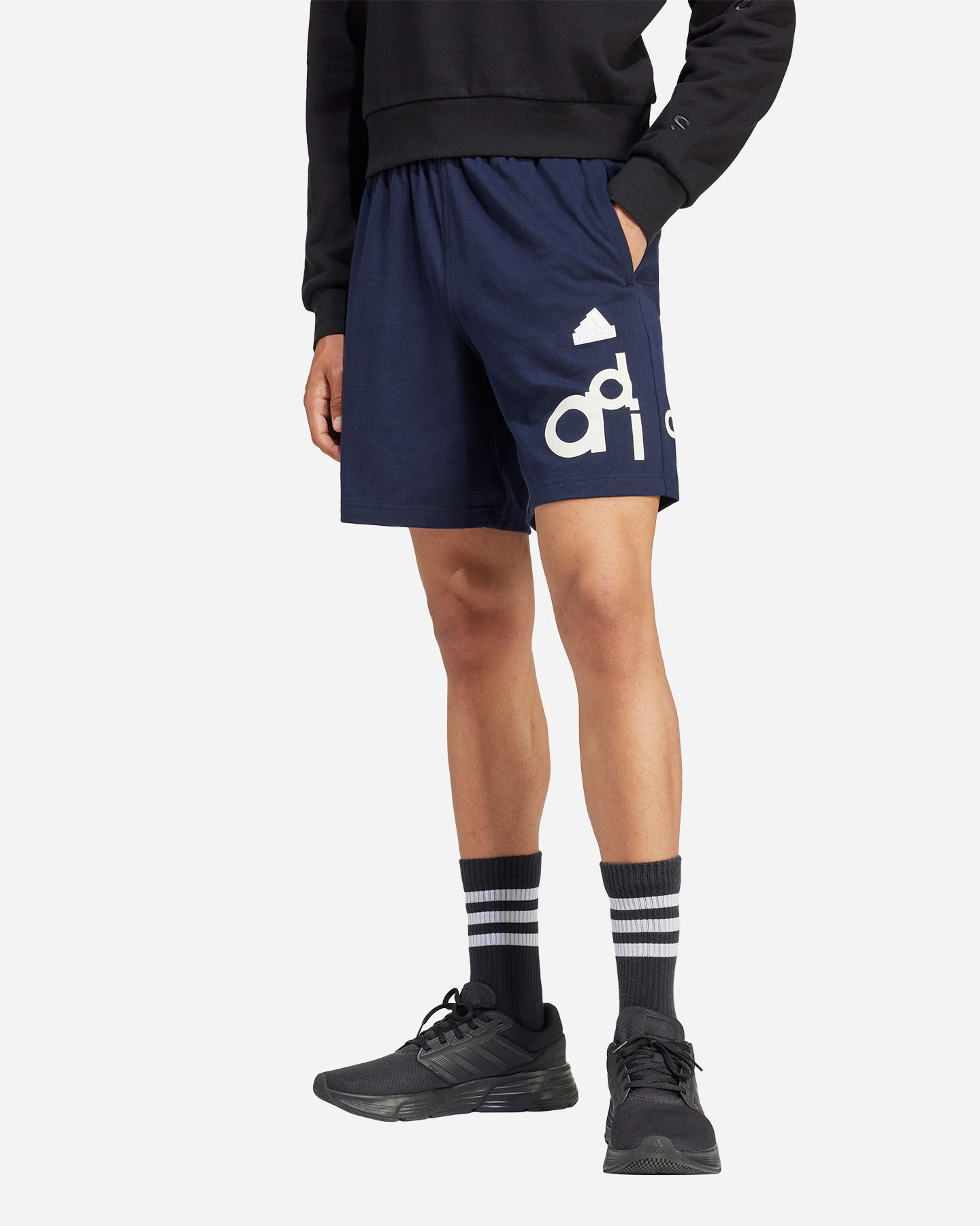 Pantaloncini ADIDAS BRAND LOVE M - Blu Navy - 1 | Cisalfa Sport