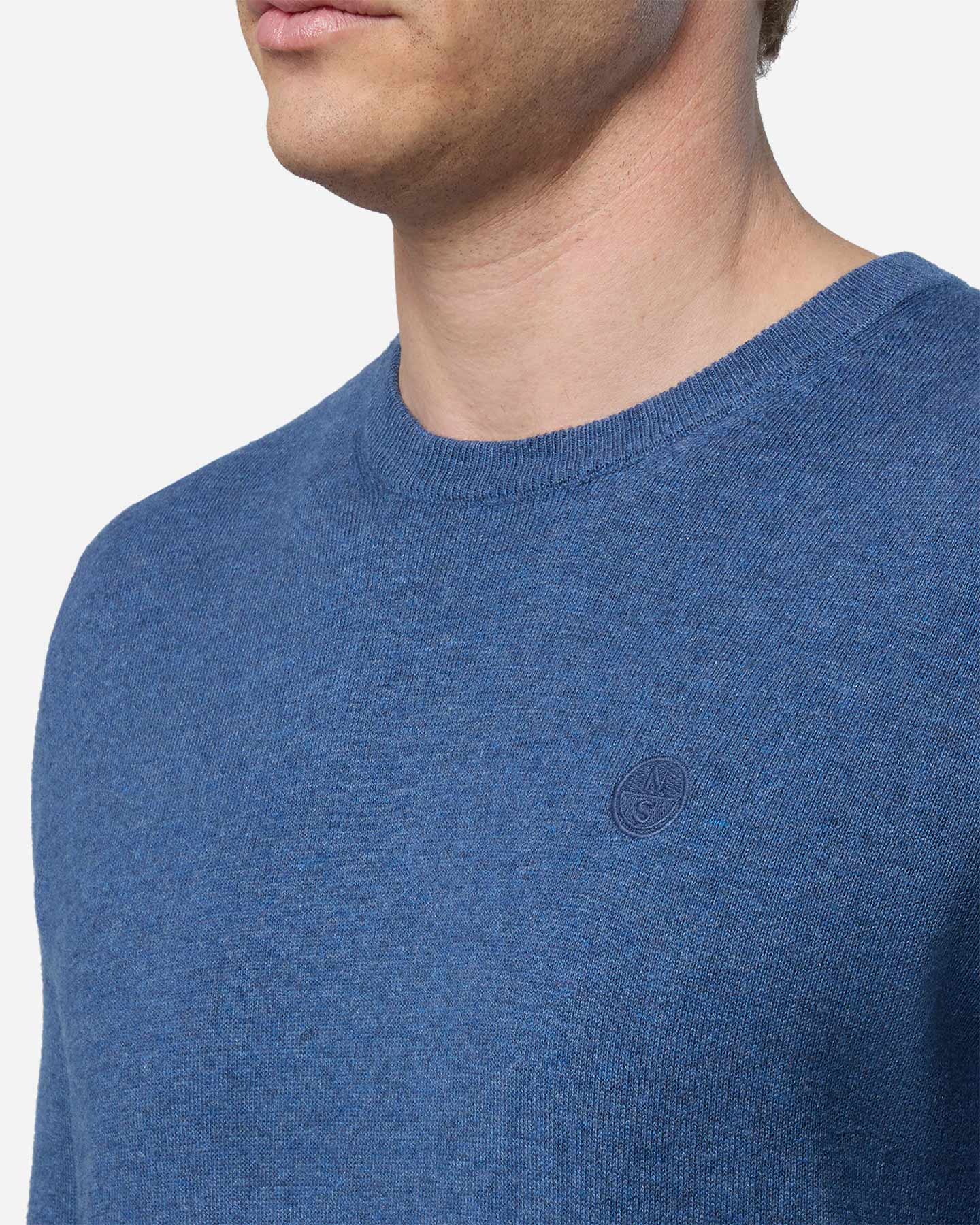 Maglione NORTH SAILS COTTON WOOL M - Denim - 5 | Cisalfa Sport