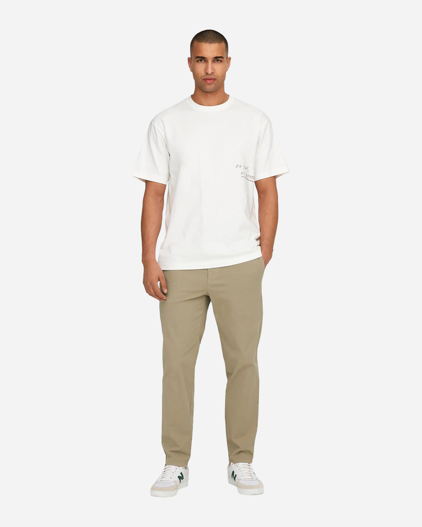 Pantalone ONLY & SONS LINUS JOGGER M - Beige - 3 | Cisalfa Sport
