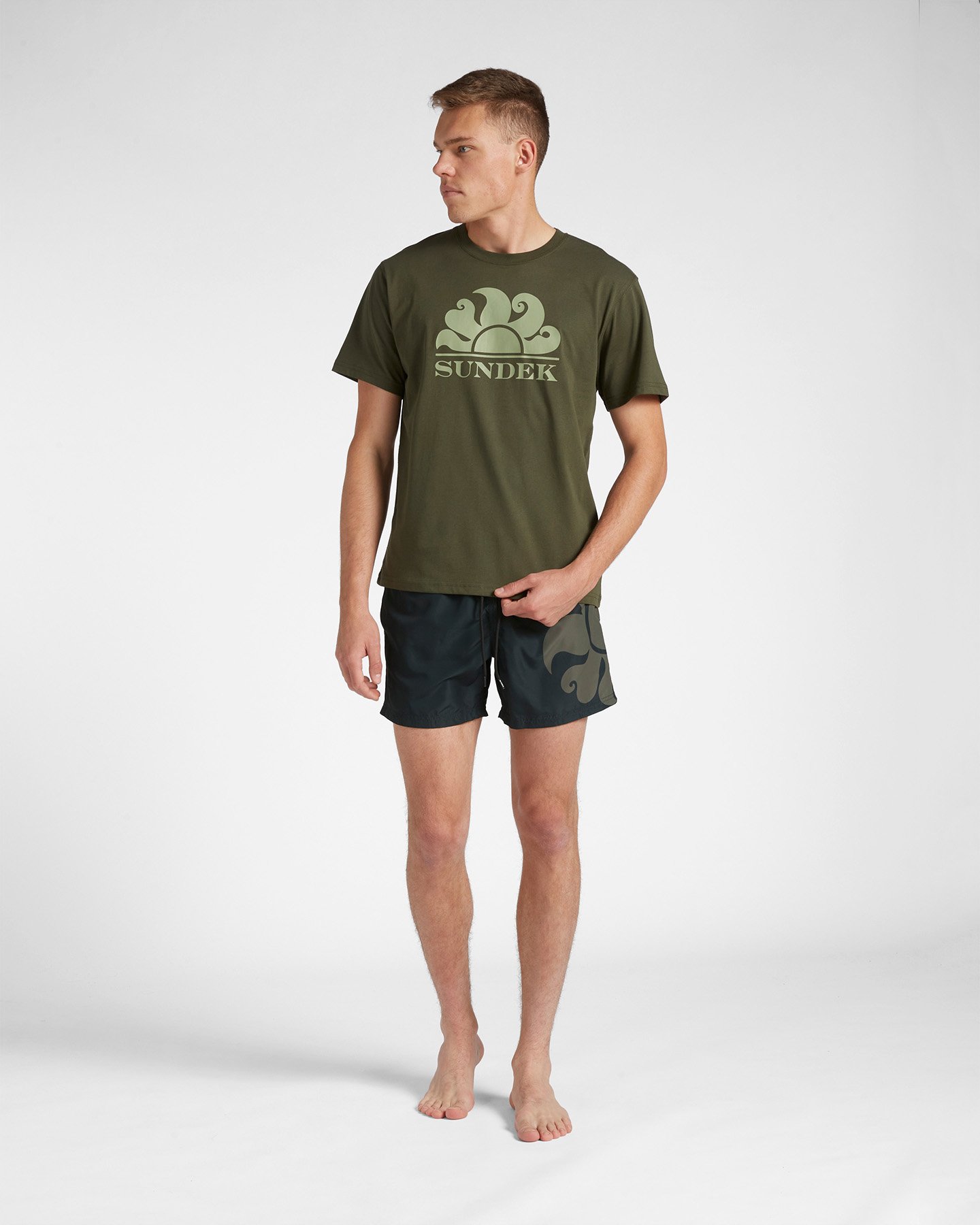 T-shirt SUNDEK LOGO SUN M - Verde - 1 | Cisalfa Sport