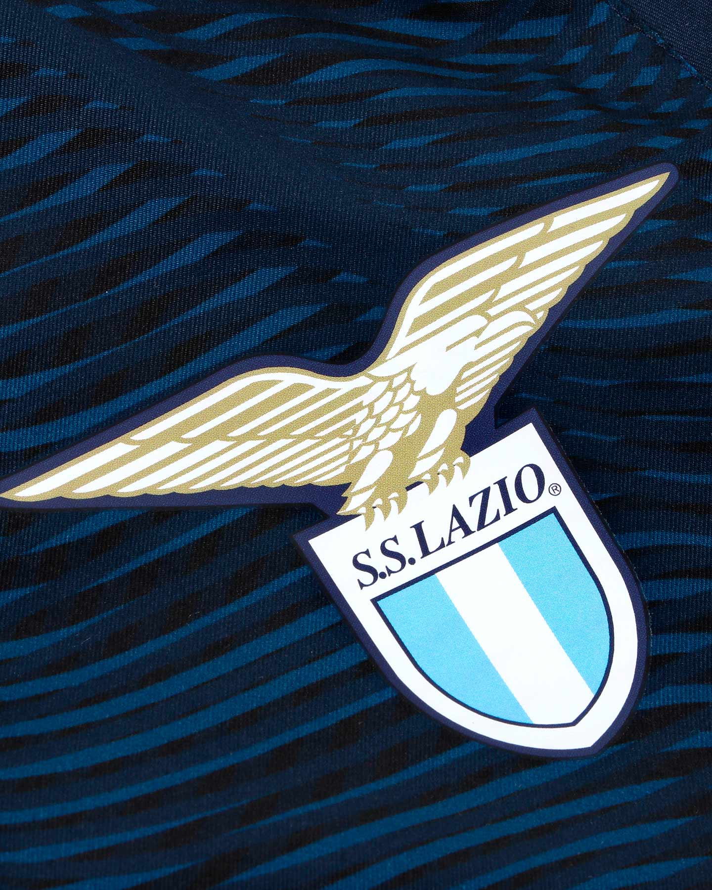 Abbigliamento calcio ufficiale MIZUNO LAZIO PRE MATCH 23-24 M - Blu Navy - 2 | Cisalfa Sport