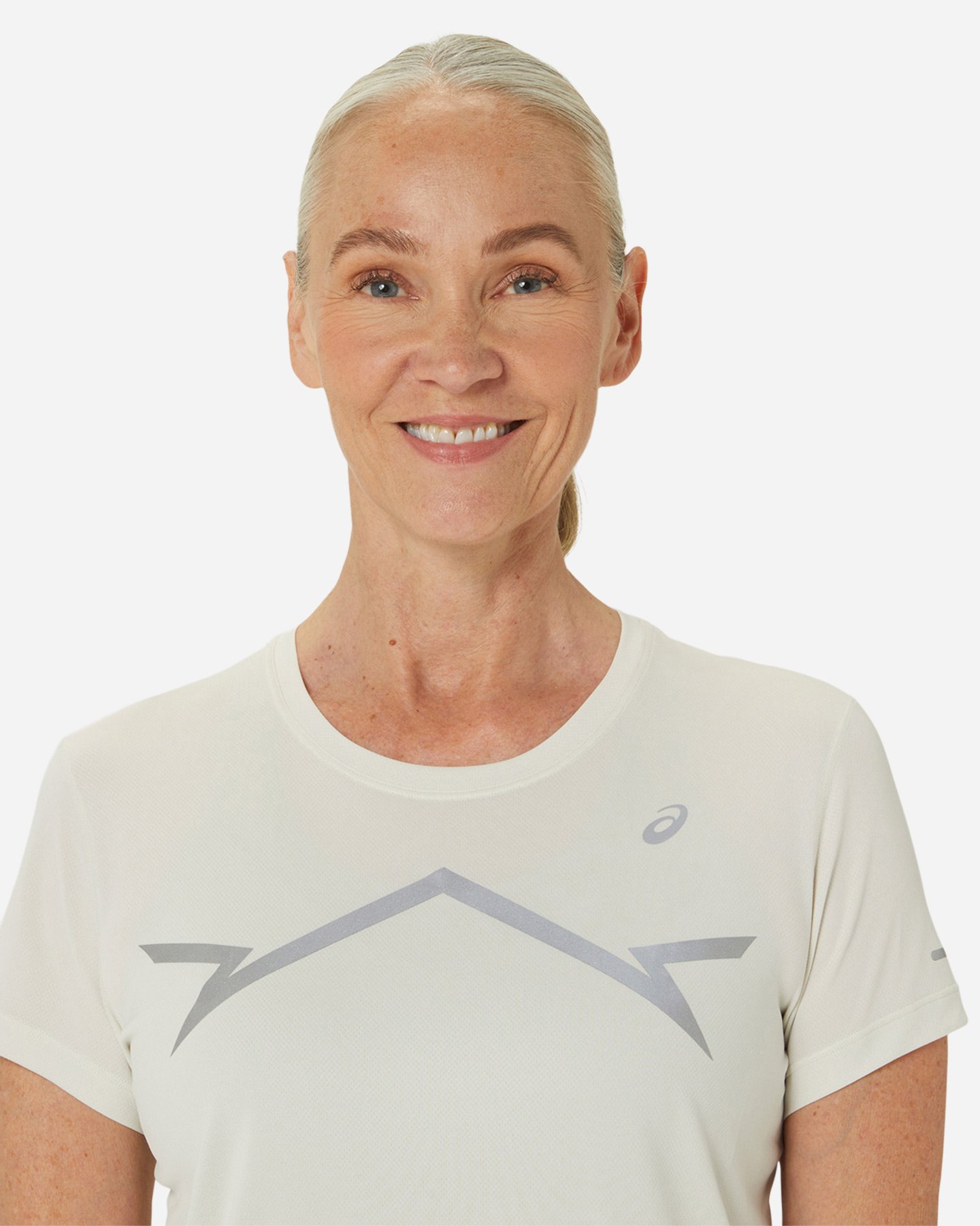 T-shirt running ASICS LITE-SHOW W - Bianco - 4 | Cisalfa Sport