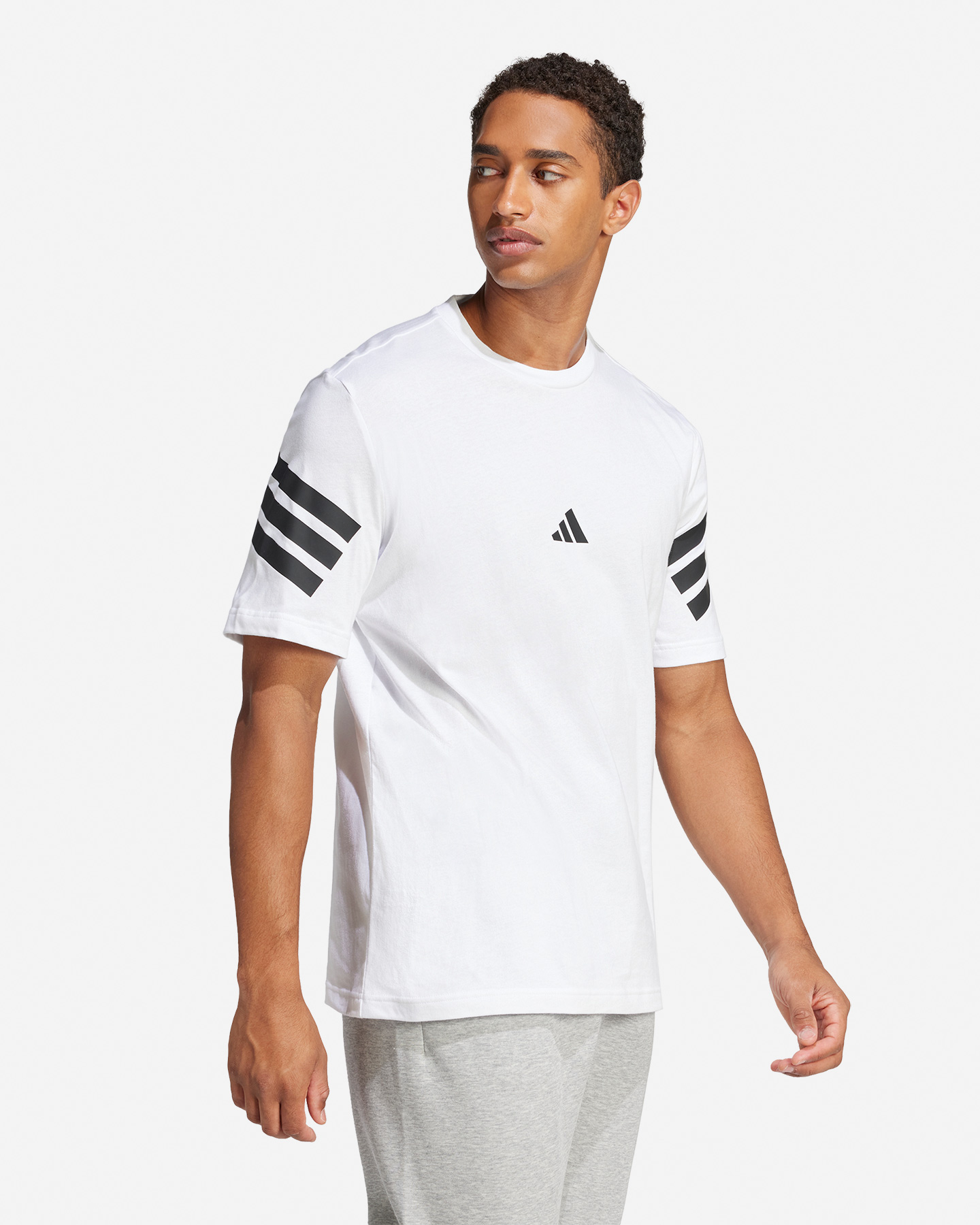 T-shirt ADIDAS 3STRIPES M - Bianco - 3 | Cisalfa Sport
