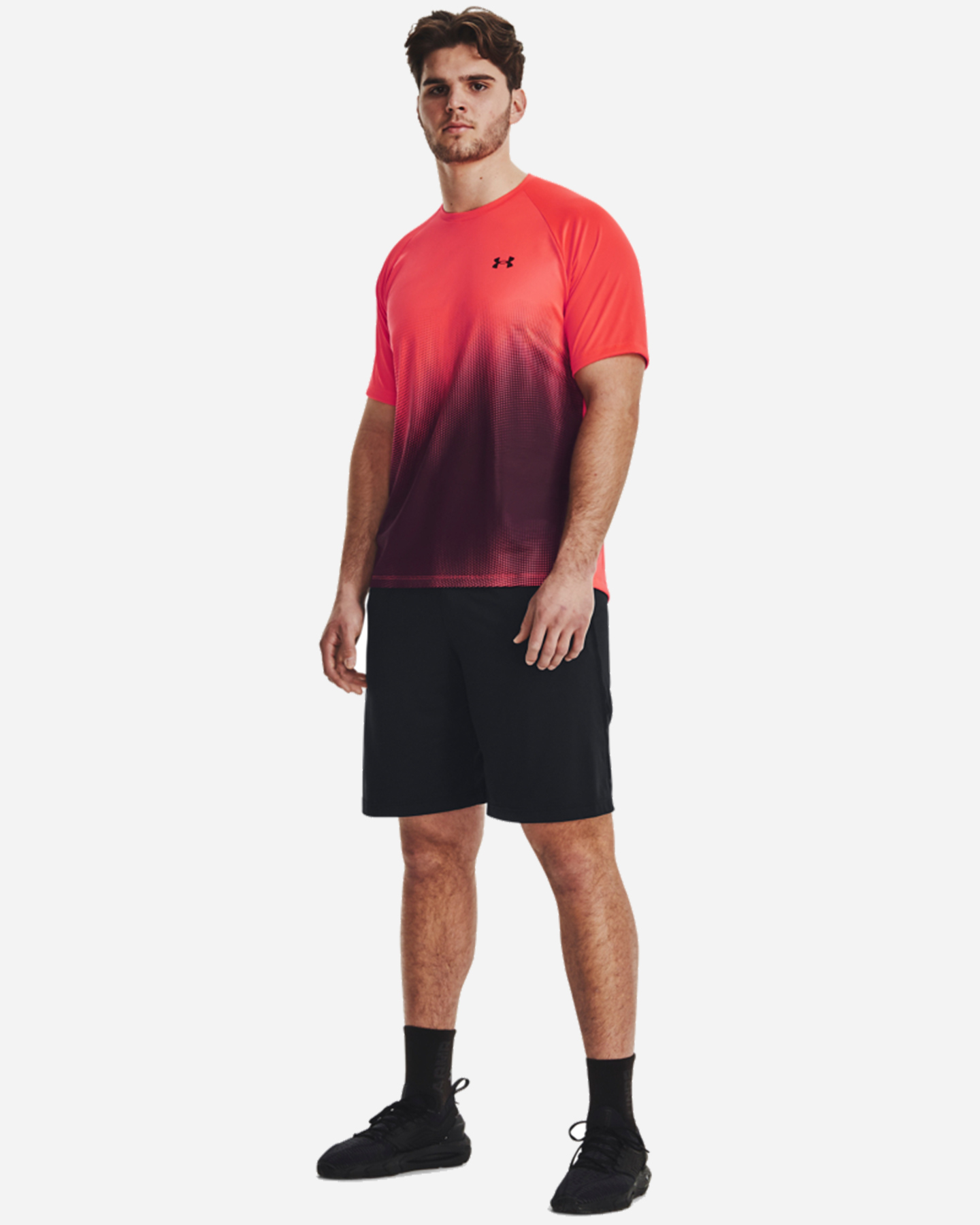T-shirt training UNDER ARMOUR TECH FADE GRAPHIC M - 6 | Cisalfa Sport