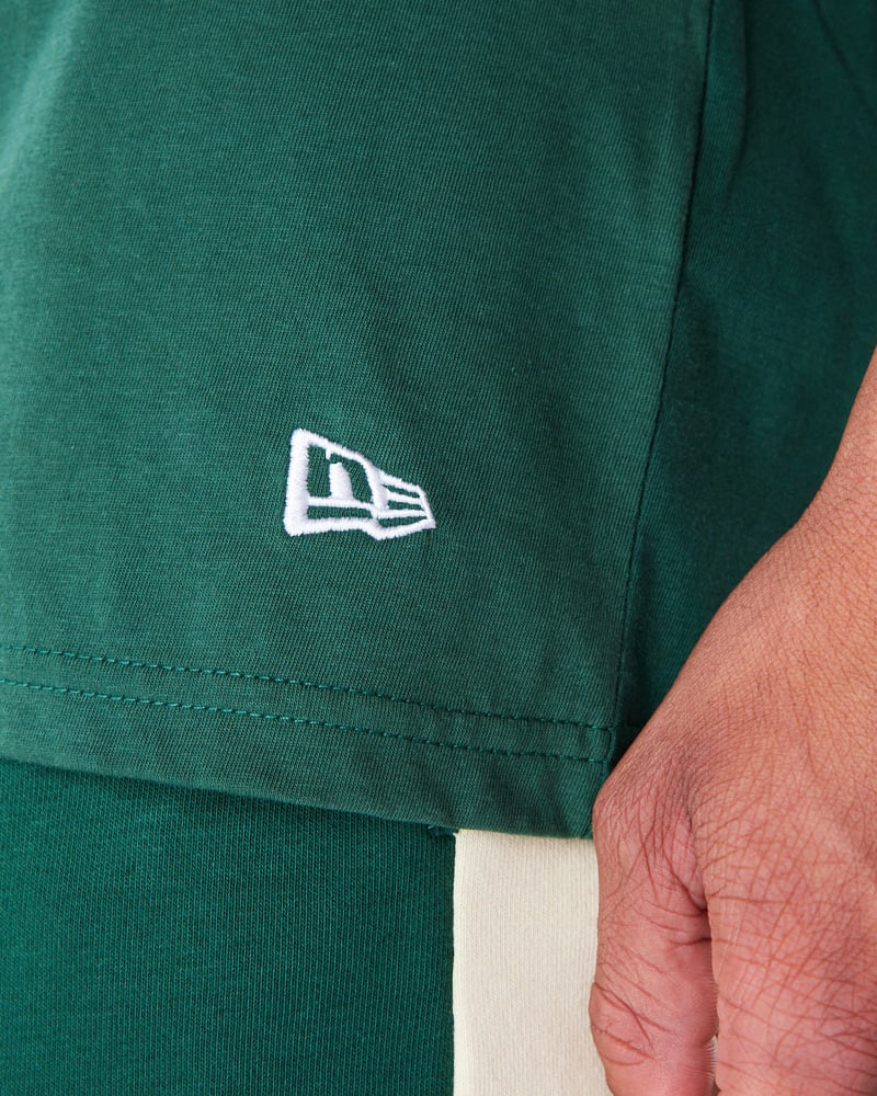 Abbigliamento basket NEW ERA PANEL OS BUCKS M - Verde - 5 | Cisalfa Sport