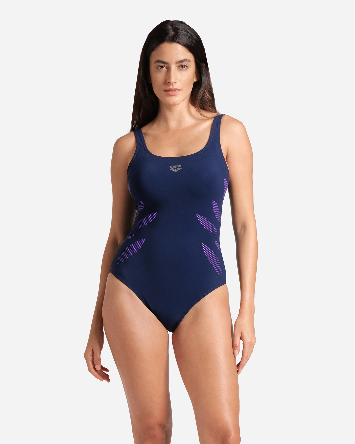 Costume piscina ARENA MILENA W - Blu Navy - 1 | Cisalfa Sport