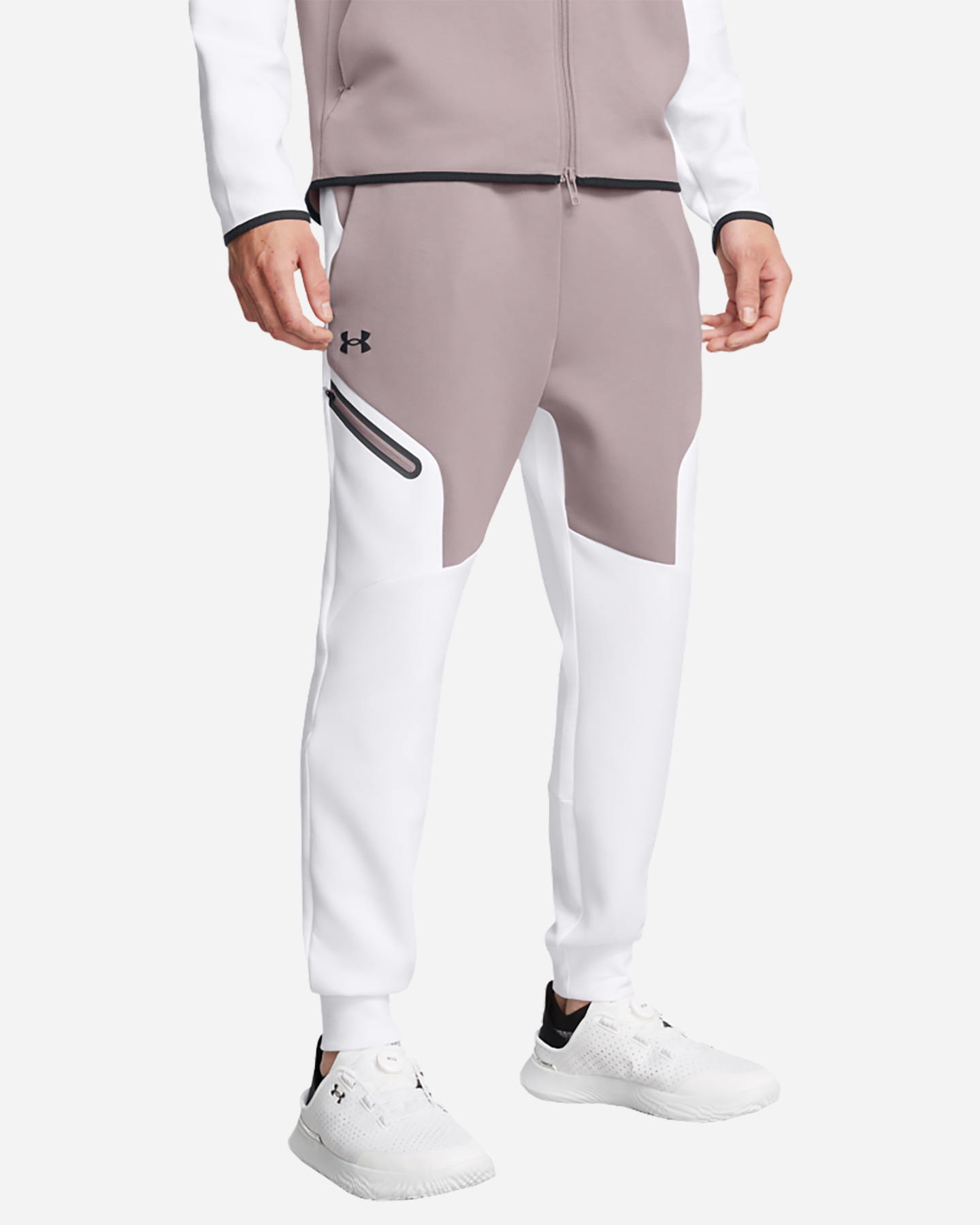 Pantalone UNDER ARMOUR UNSTOPPABLE M - Bianco - 0 | Cisalfa Sport