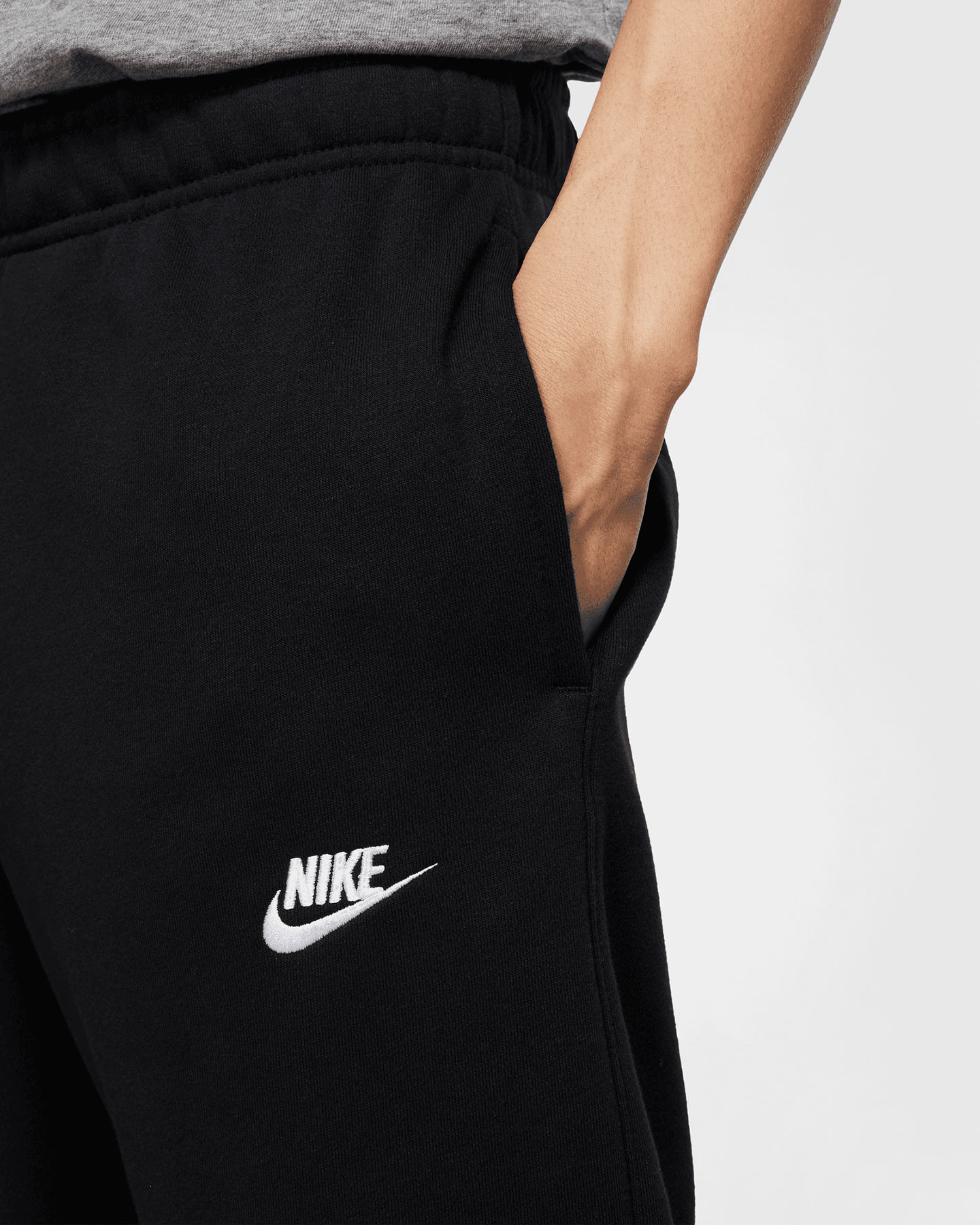 Pantalone NIKE CLUB CUFFS M - Nero - 3 | Cisalfa Sport