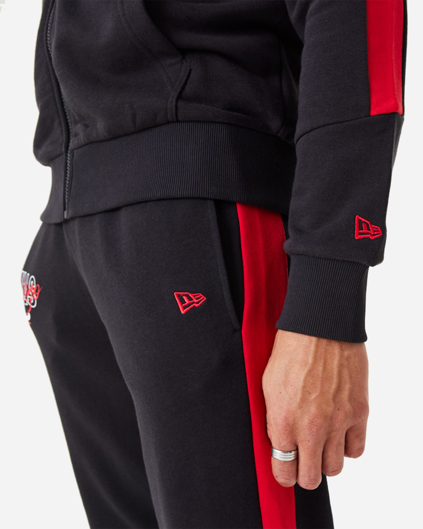 Felpa NEW ERA SCRIPT CHICAGO BULLS  - Nero - 3 | Cisalfa Sport