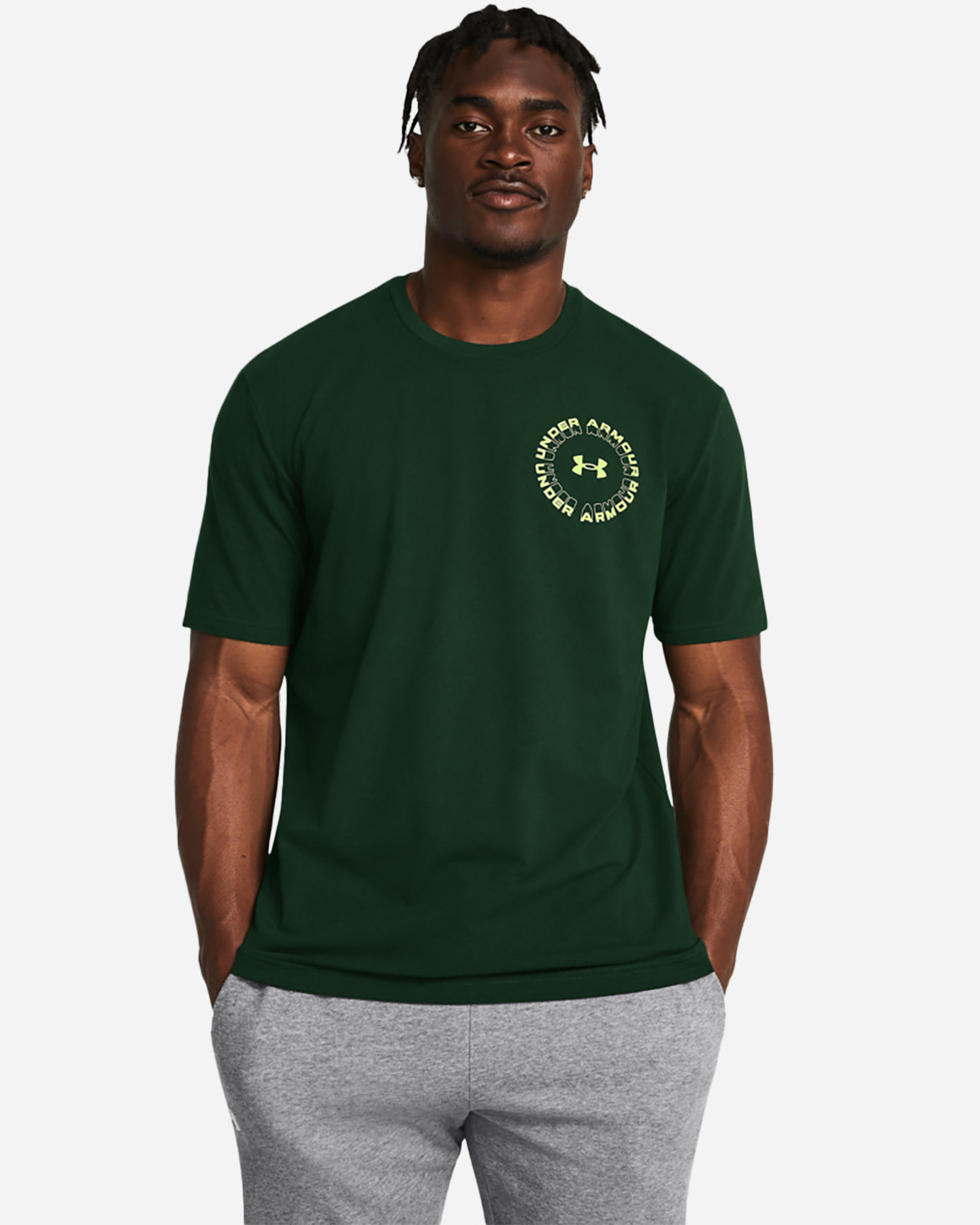 T-shirt UNDER ARMOUR LOGO ROUND M - 2 | Cisalfa Sport