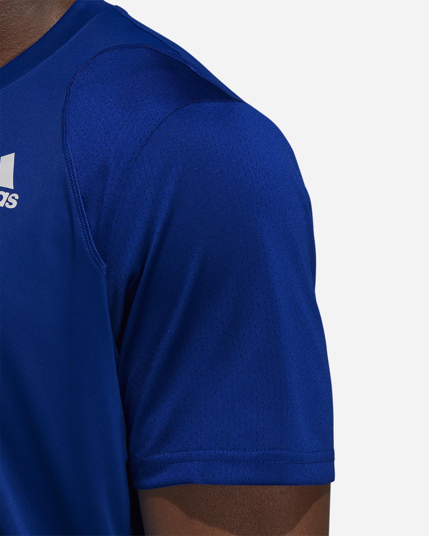 T-shirt tennis ADIDAS CLUB 3STRIPES M - Blu - 4 | Cisalfa Sport