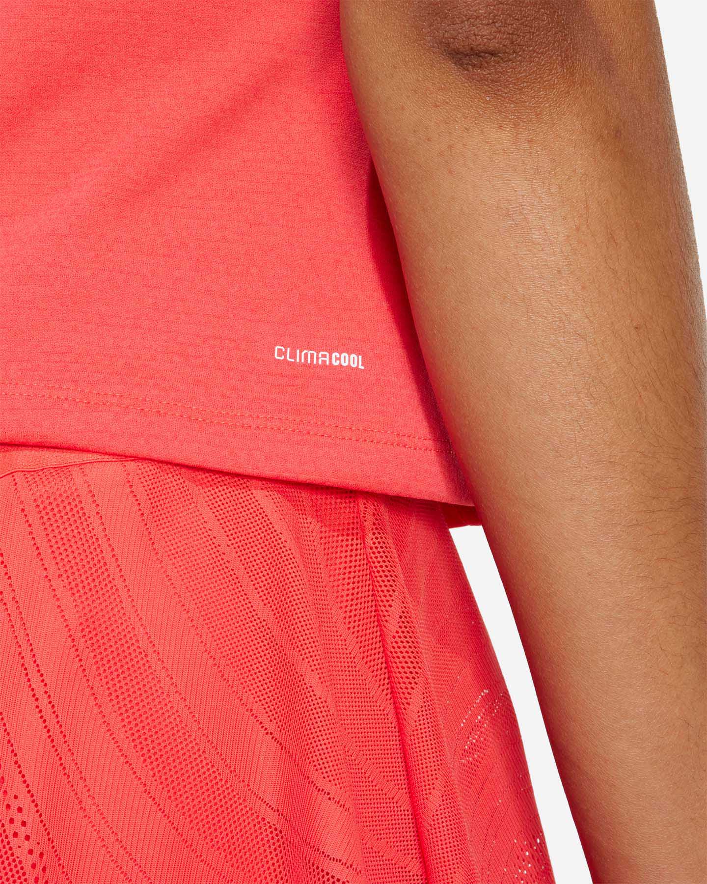 T-shirt tennis ADIDAS AO24 W - Rosso - 4 | Cisalfa Sport