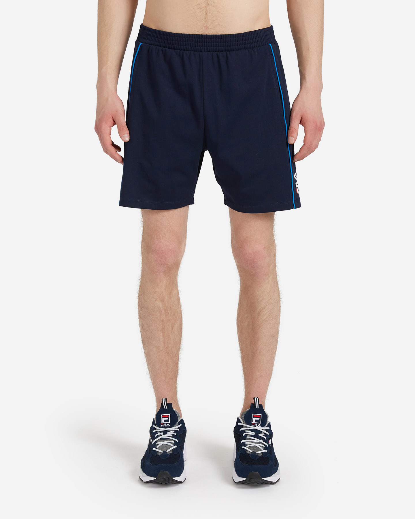Bermuda FILA JERSEY LOGO M - Blu - 0 | Cisalfa Sport