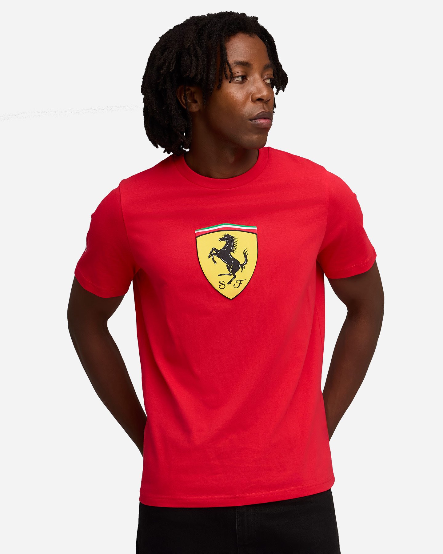 T-shirt PUMA FERRARI SPORTSW COLORED SHIELD M - Rosso - 2 | Cisalfa Sport