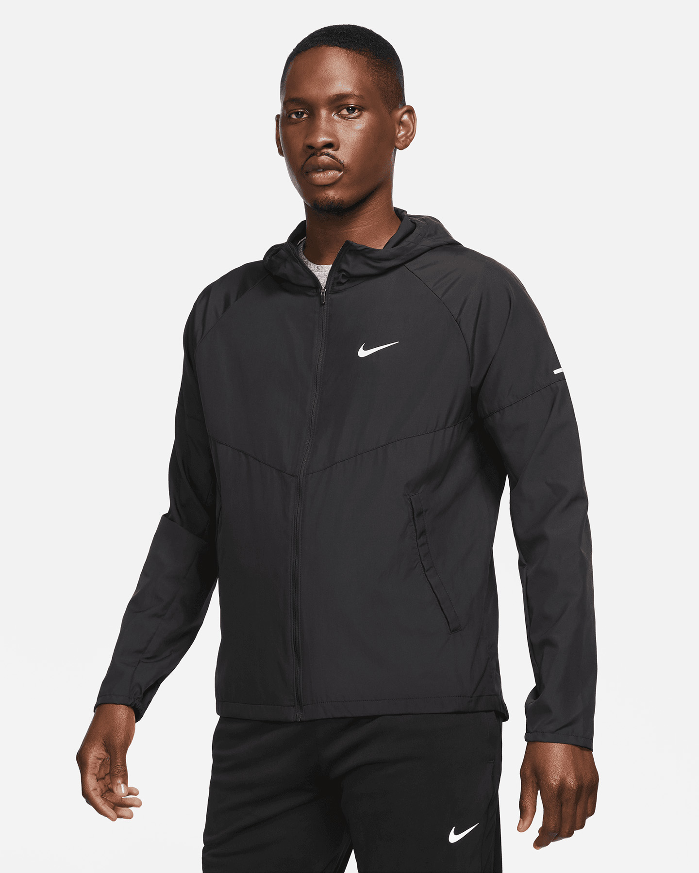 Giacca running NIKE REPEL MILER M - Nero - 0 | Cisalfa Sport