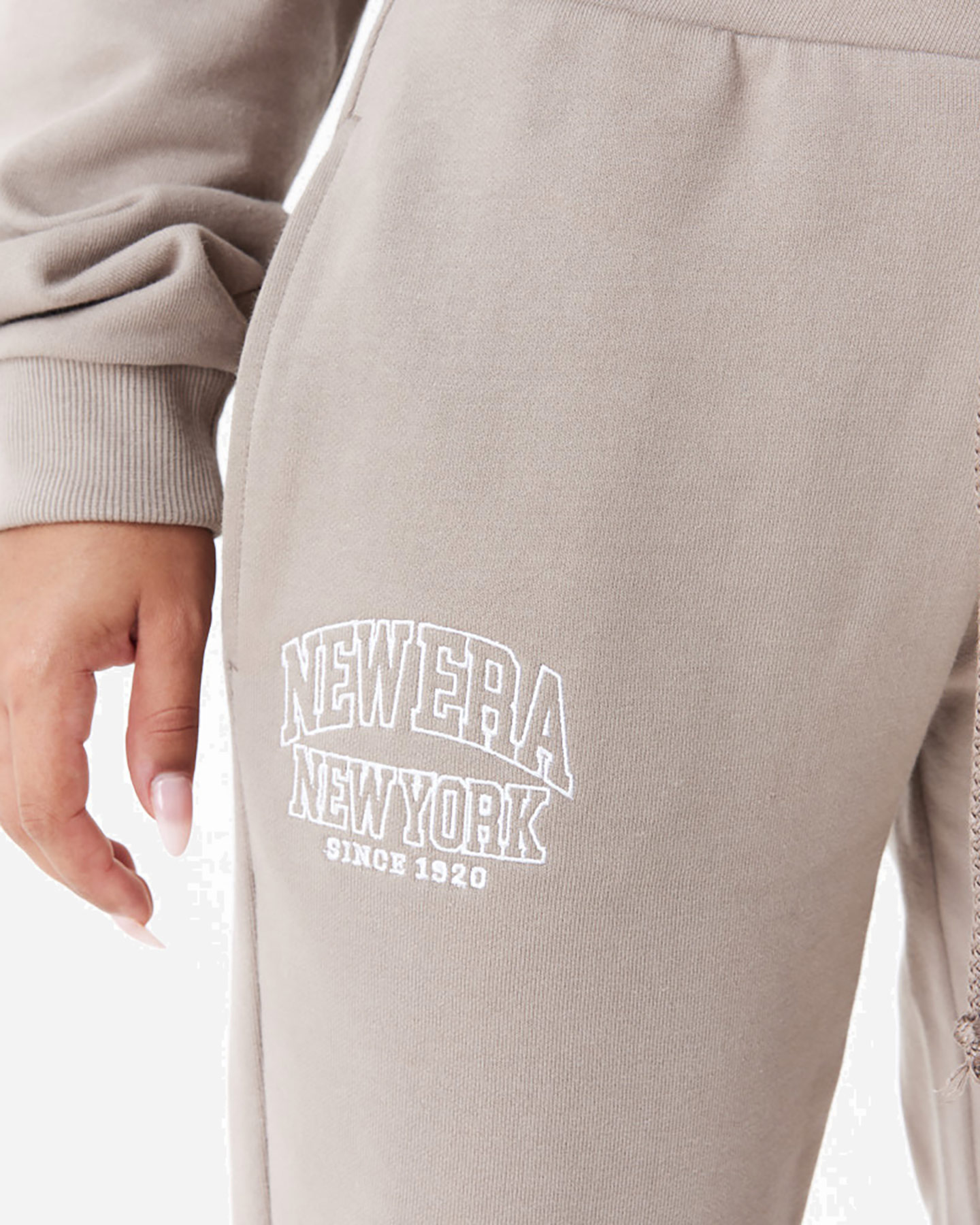 Pantalone NEW ERA LOGO W - Beige - 5 | Cisalfa Sport